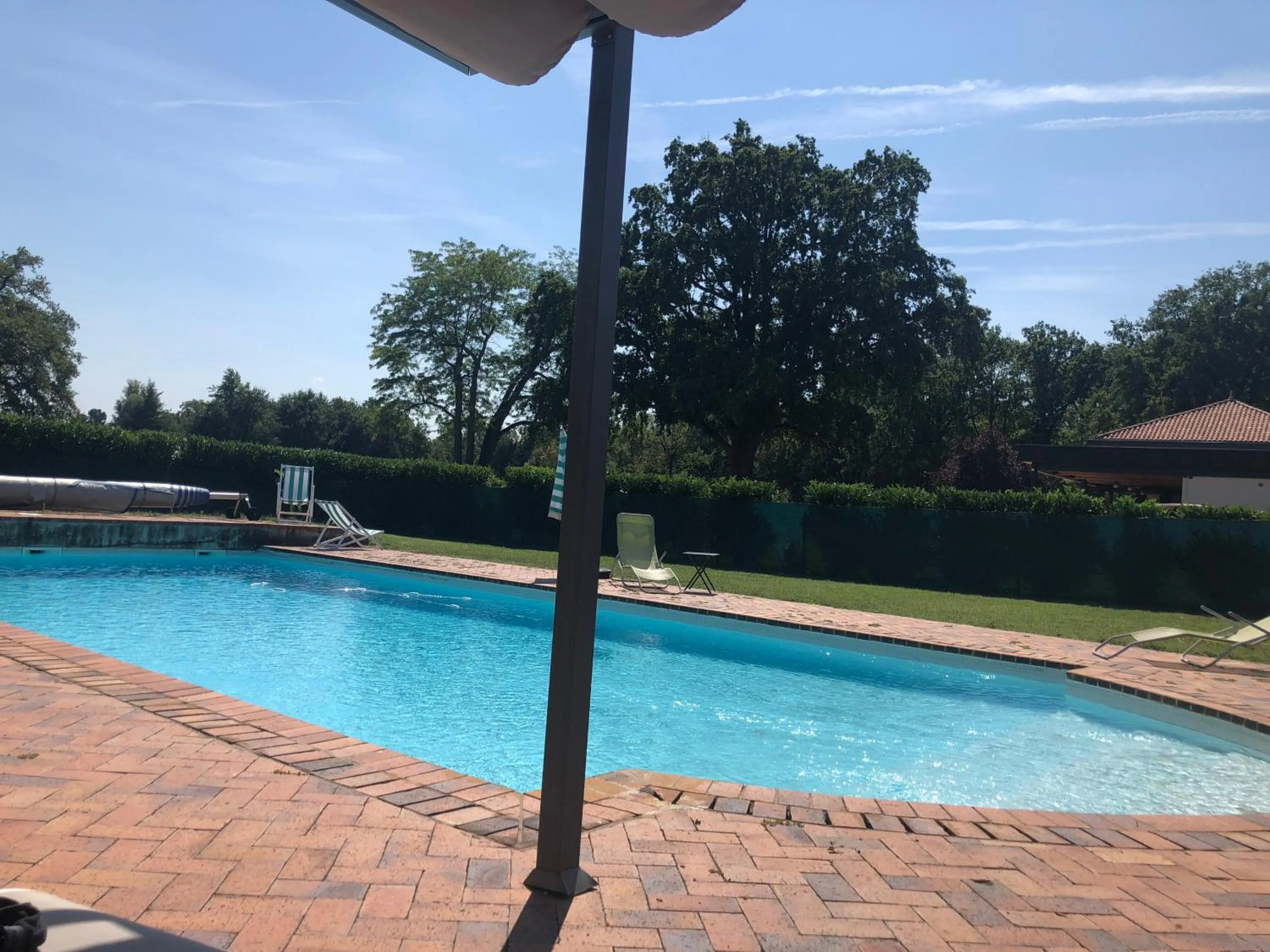 Swimming pool in ORANGERIE de CHATEL-Selection FIGARO & ELLE Magazine