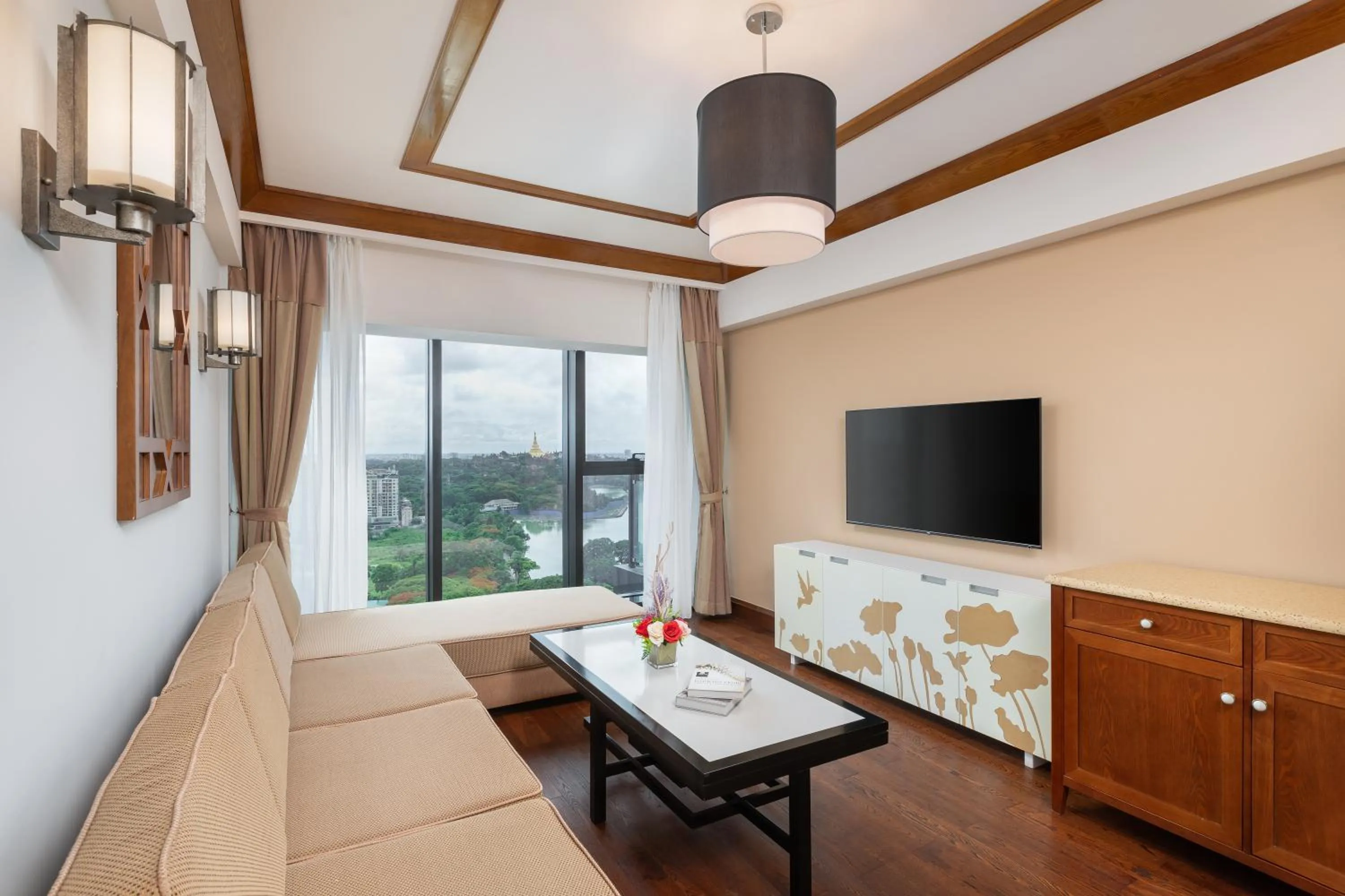 Living room in Kantharyar Serviced Apartment