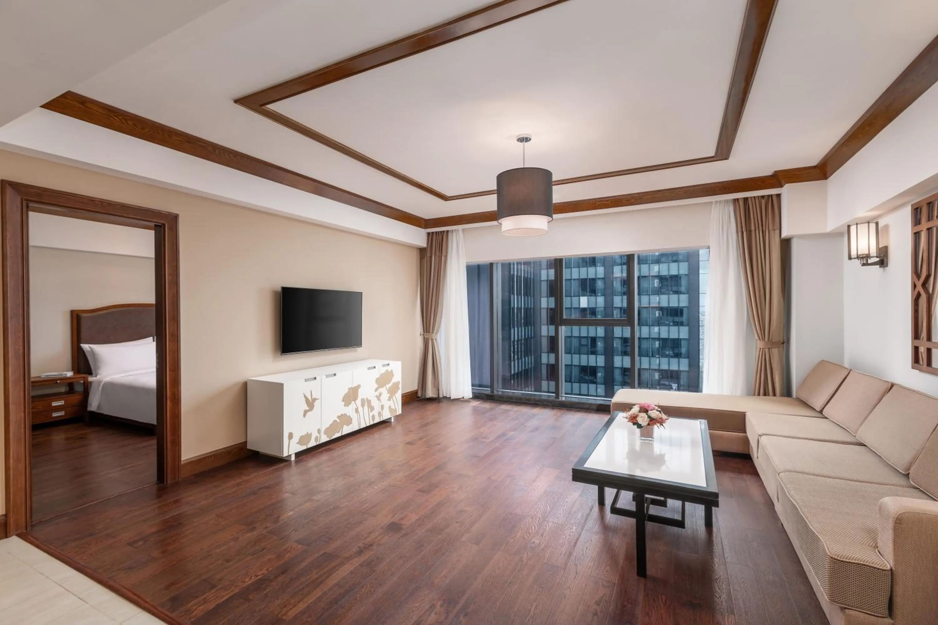 Living room in Kantharyar Serviced Apartment