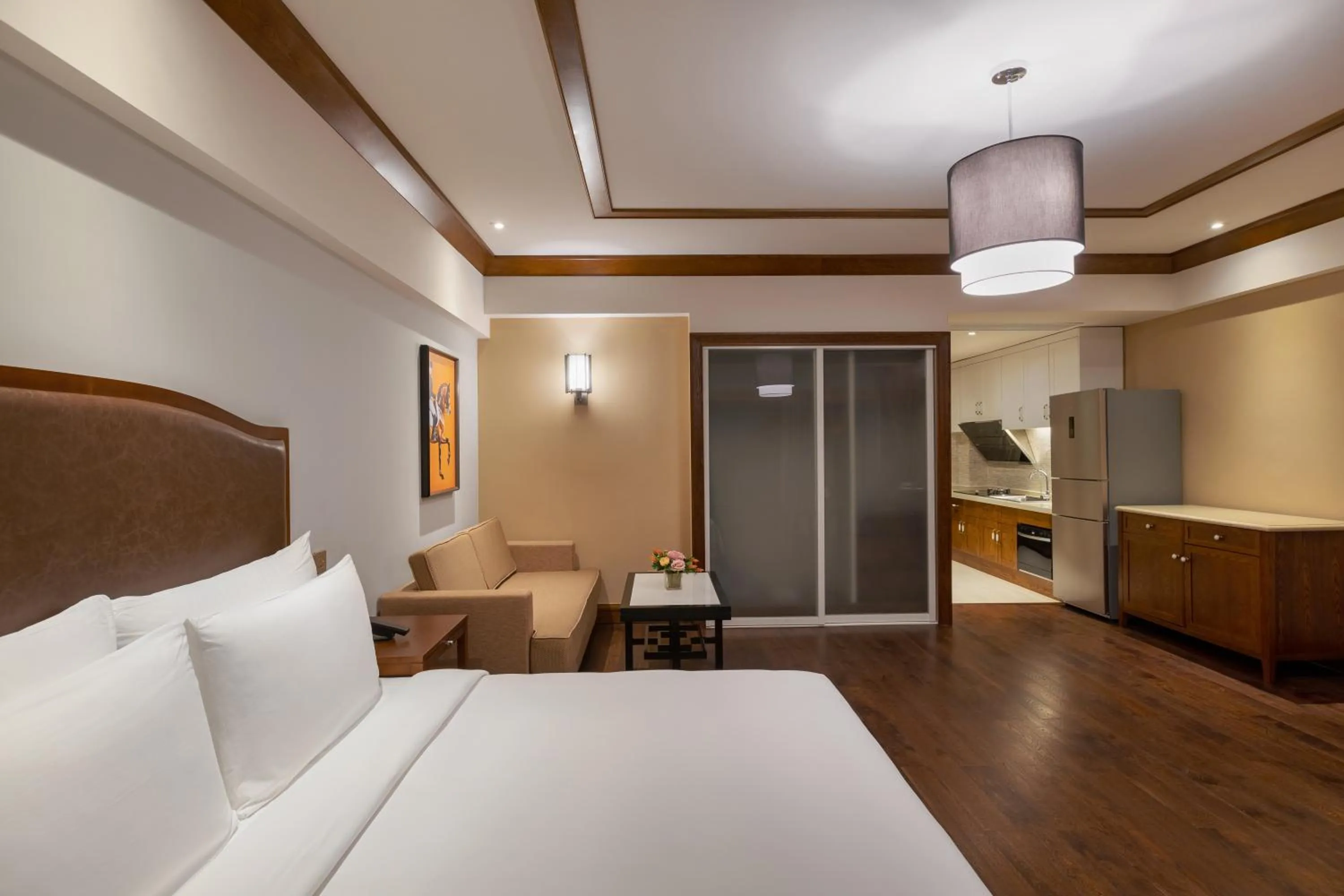 Photo of the whole room, Bed in Kantharyar Serviced Apartment