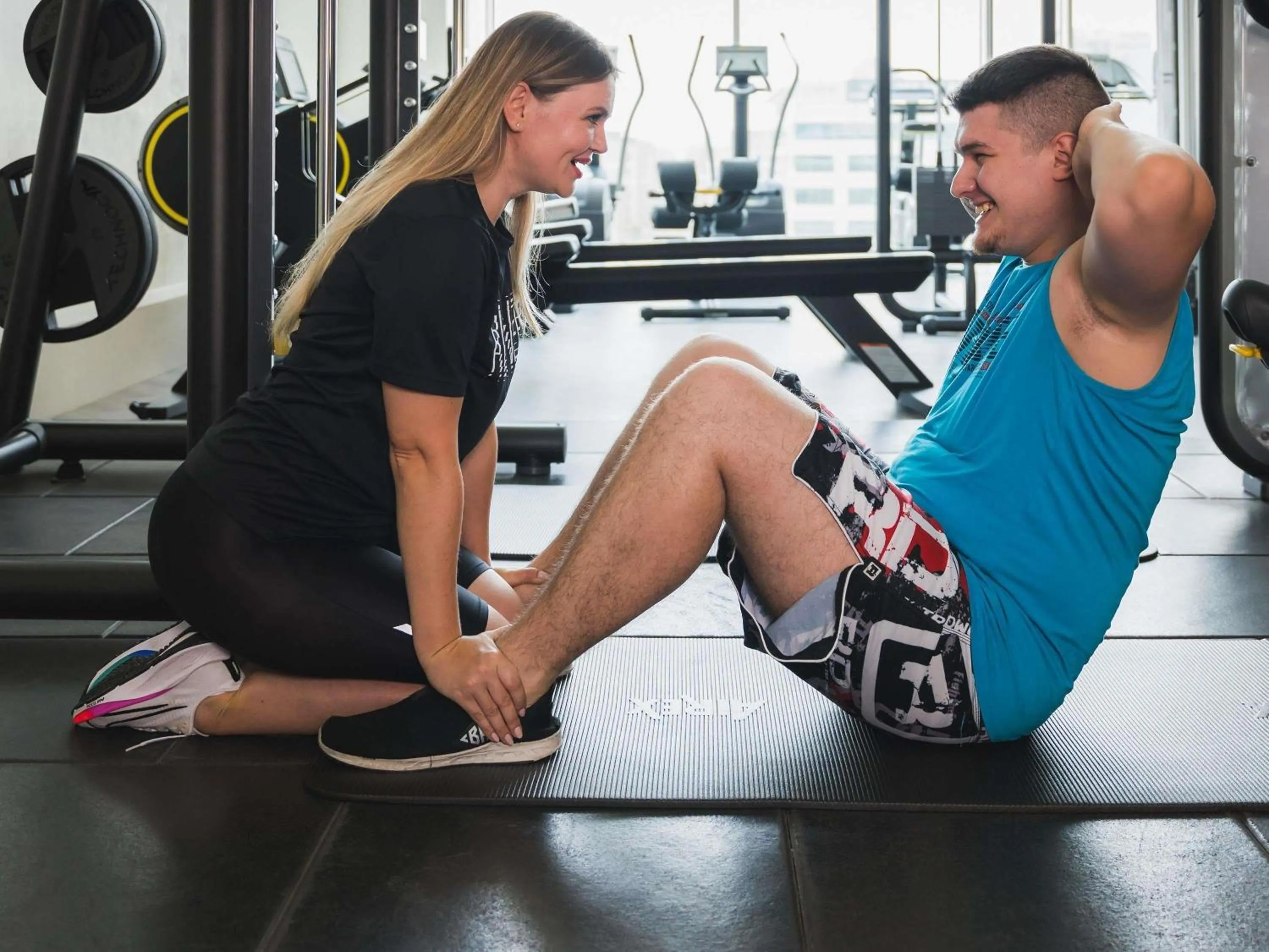 Fitness centre/facilities in Grand Plaza Mövenpick Media City