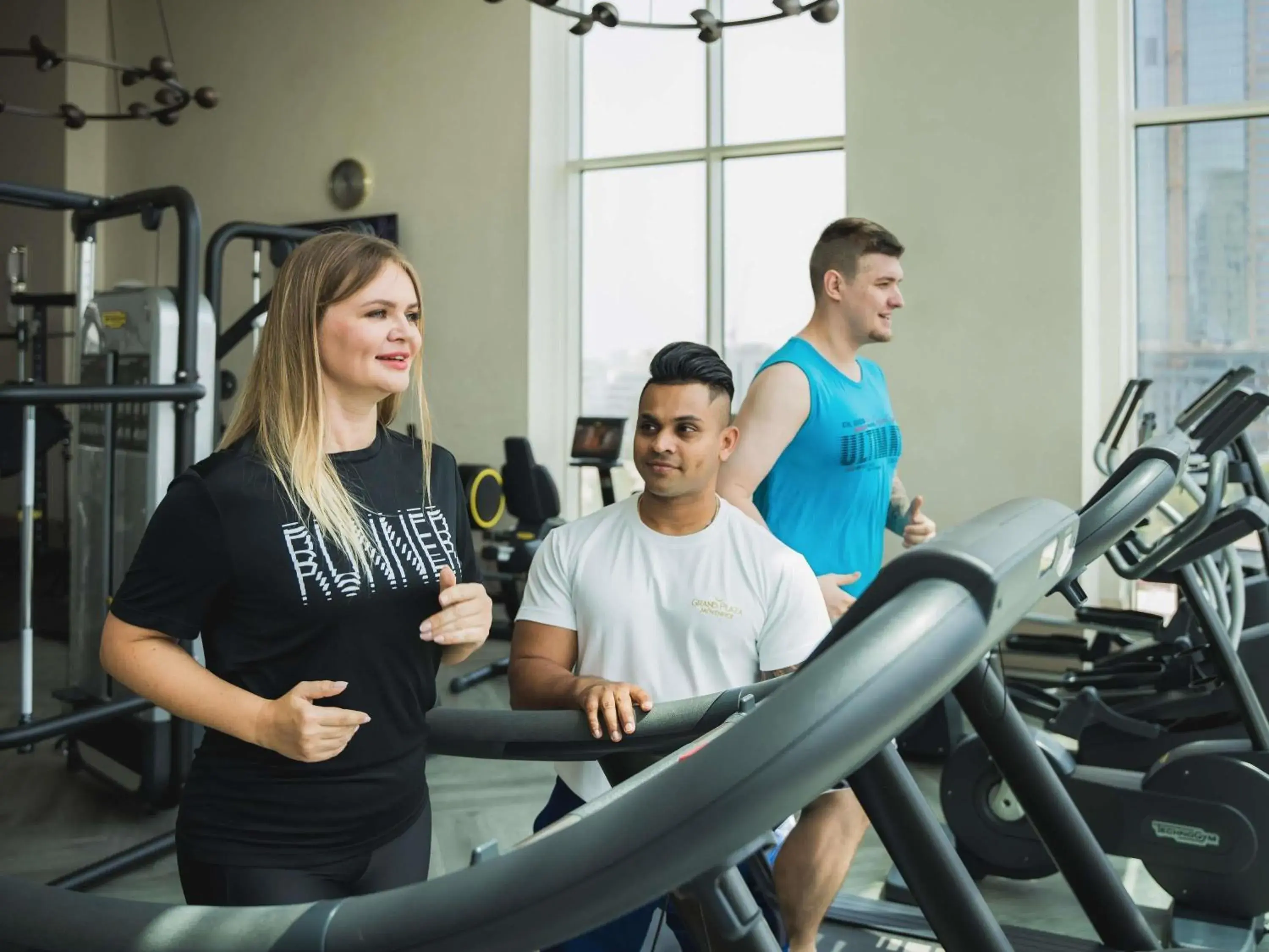 Fitness centre/facilities in Grand Plaza Mövenpick Media City Fitness centre/facilities in Grand Plaza Mövenpick Media City