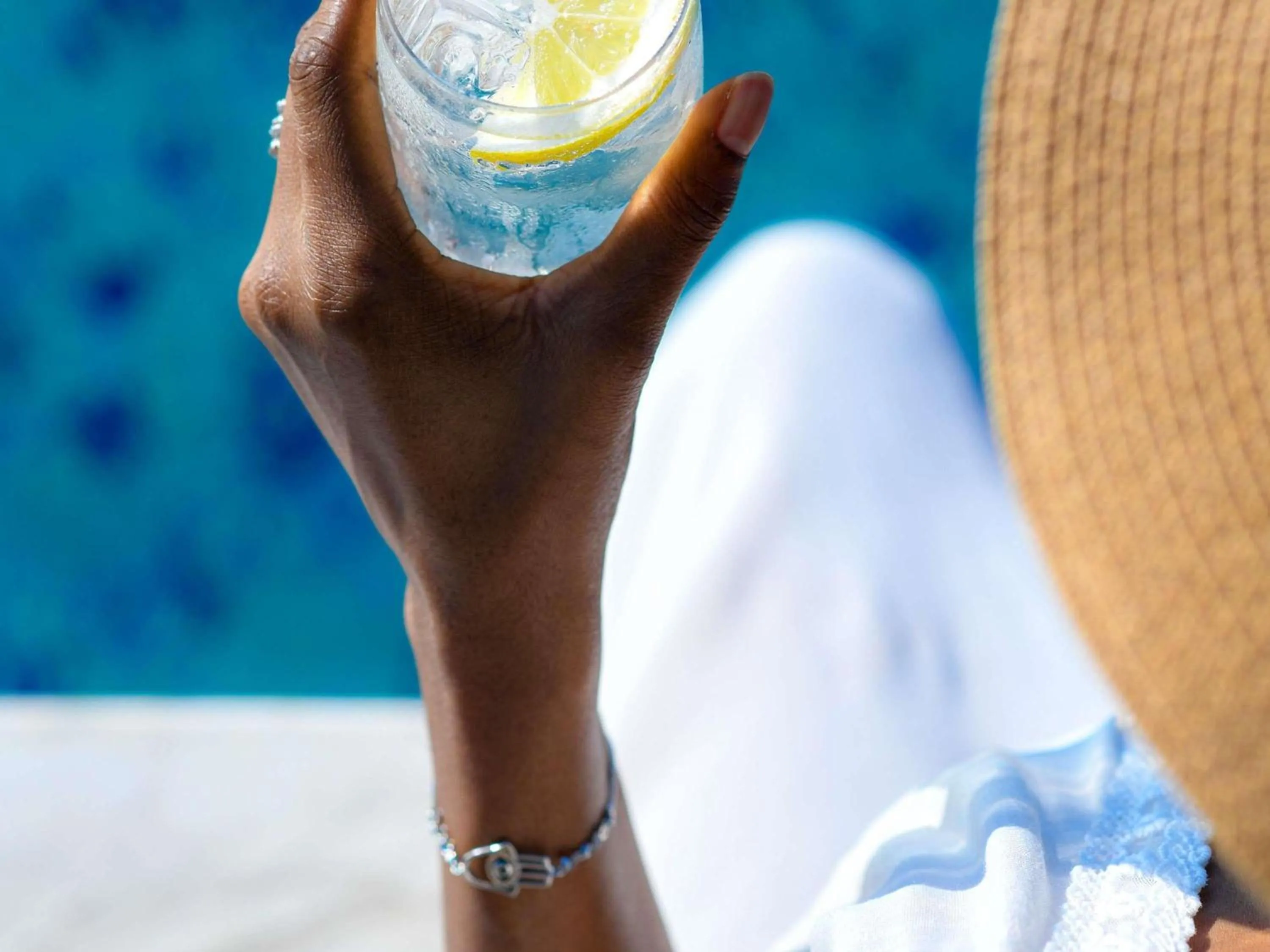 Pool view in Grand Plaza Mövenpick Media City