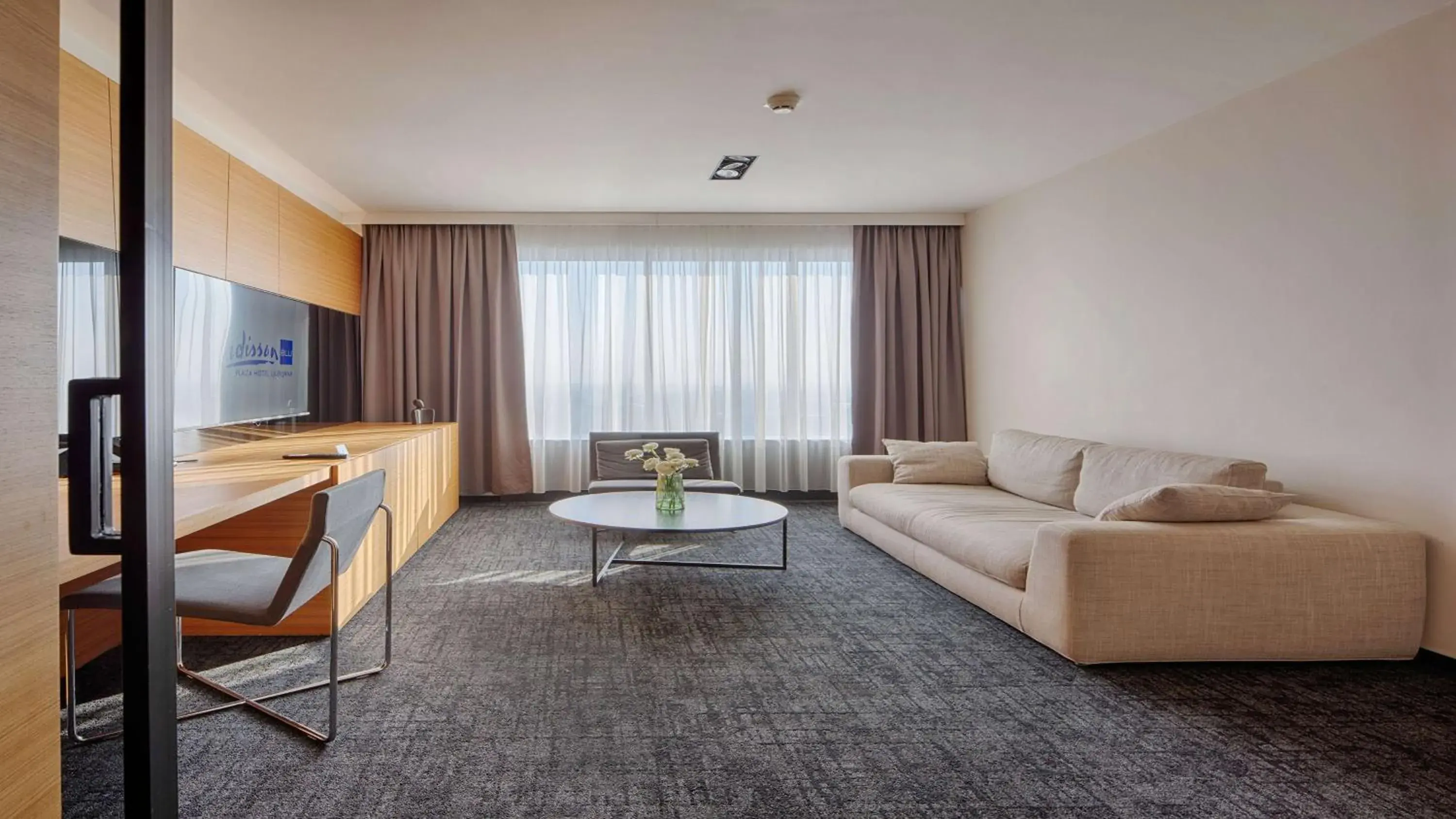 Photo of the whole room in Radisson Blu Plaza Hotel Ljubljana Photo of the whole room in Radisson Blu Plaza Hotel Ljubljana