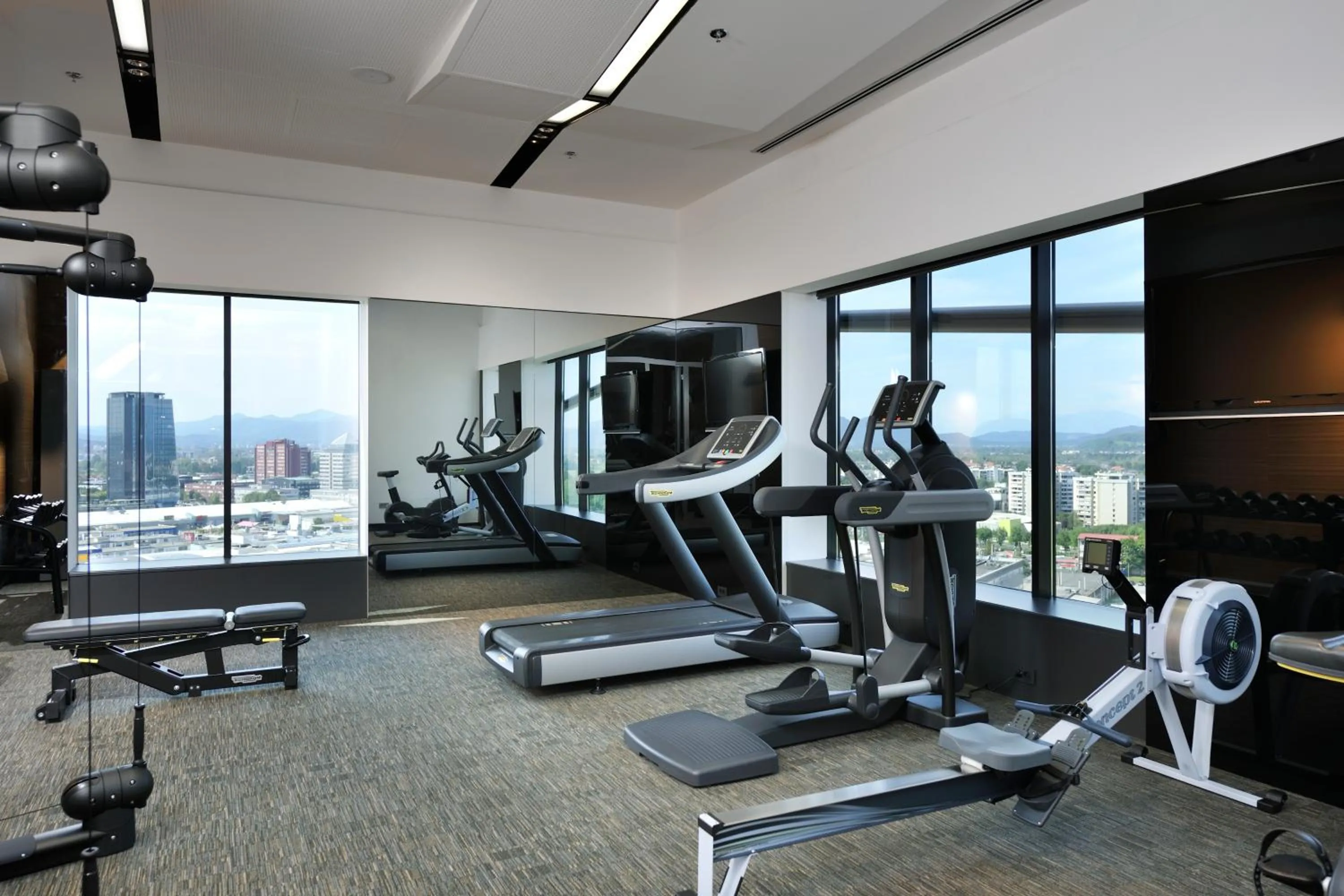 Fitness centre/facilities in Radisson Blu Plaza Hotel Ljubljana