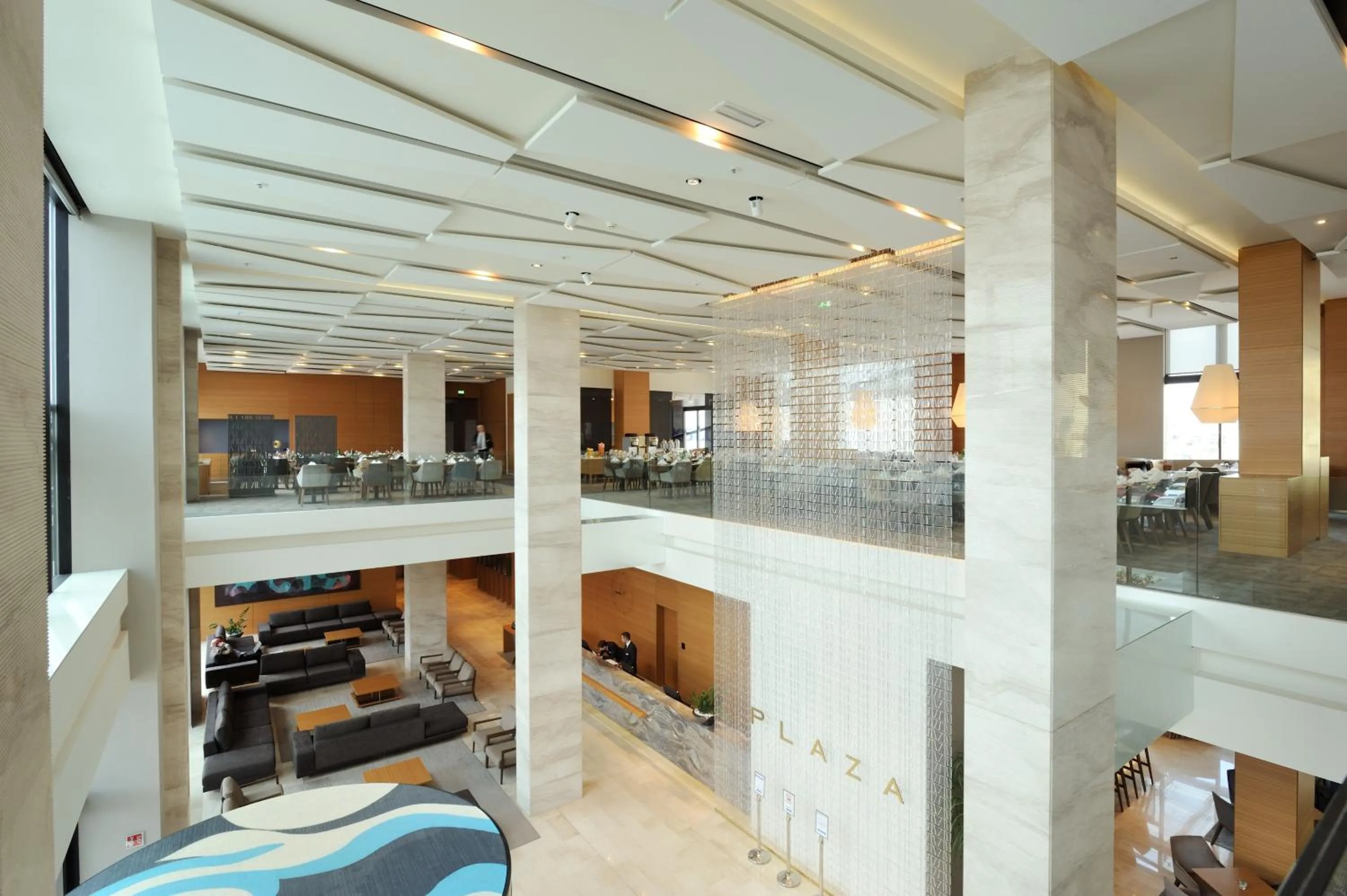 Lobby or reception in Radisson Blu Plaza Hotel Ljubljana