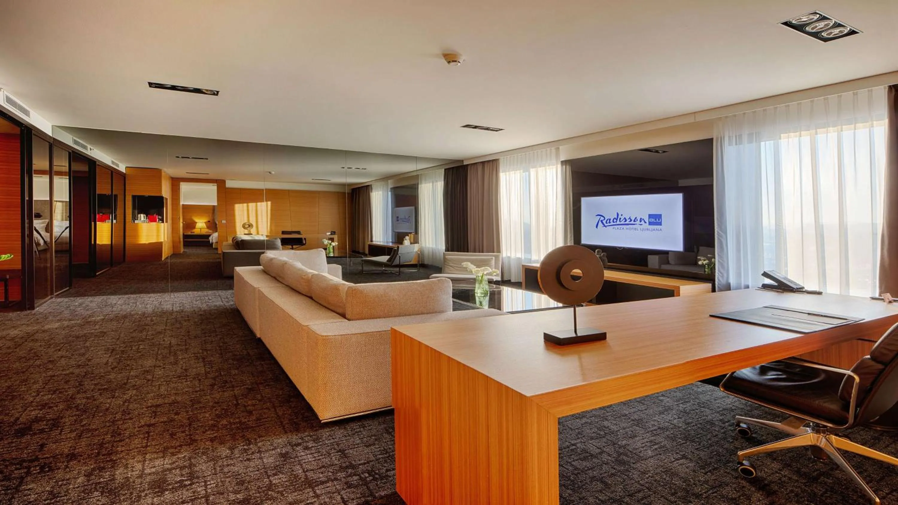 Photo of the whole room in Radisson Blu Plaza Hotel Ljubljana
