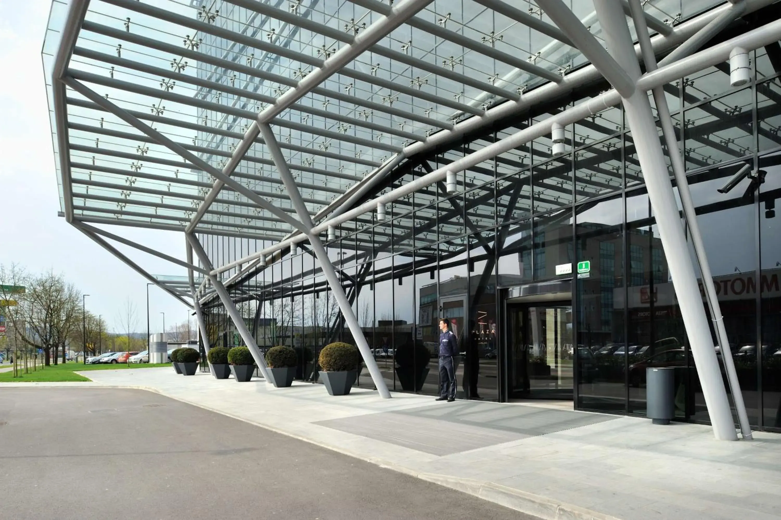 Property building in Radisson Blu Plaza Hotel Ljubljana Property building in Radisson Blu Plaza Hotel Ljubljana