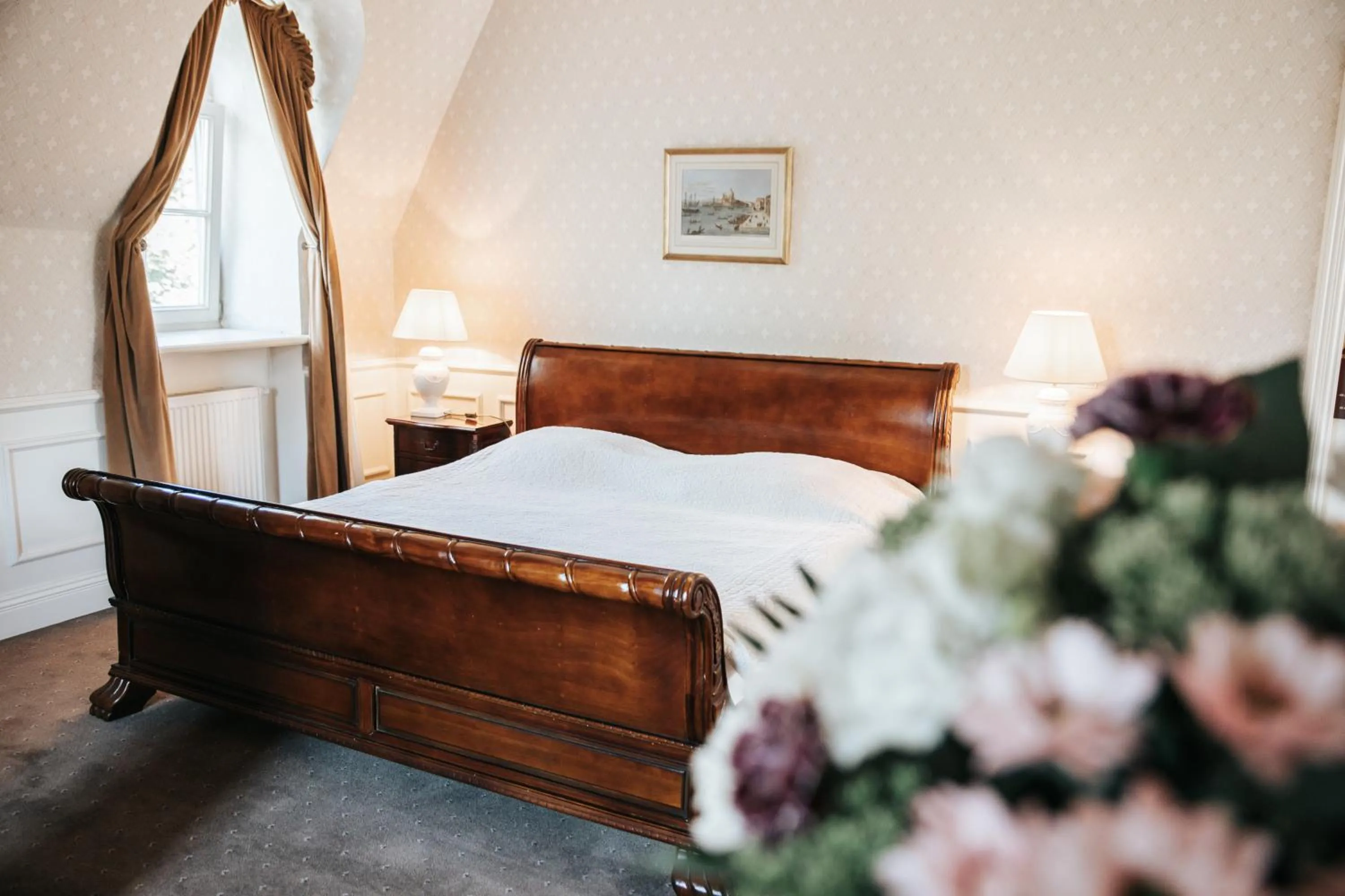 Bed in Dwór Sieraków