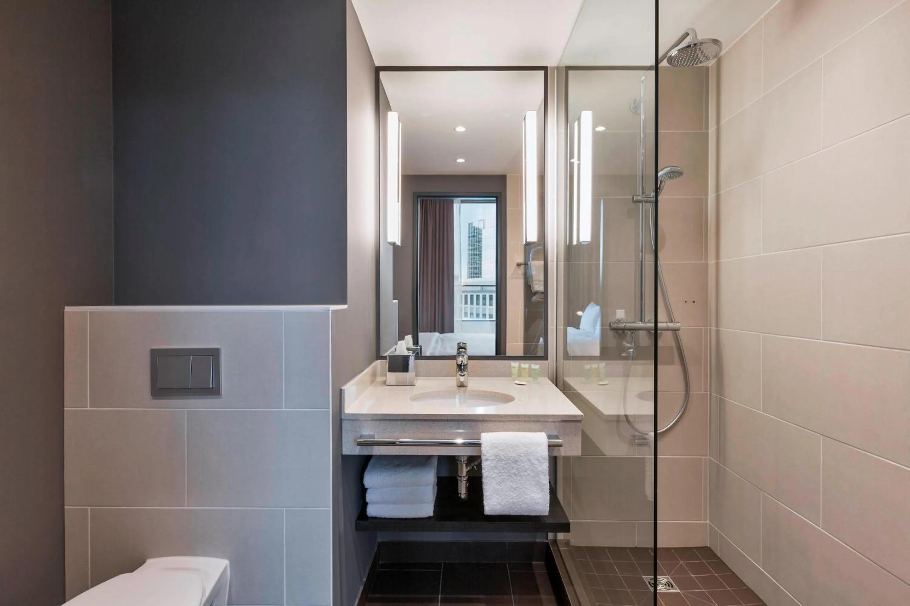 Bathroom in Residence Inn by Marriott Frankfurt City Center