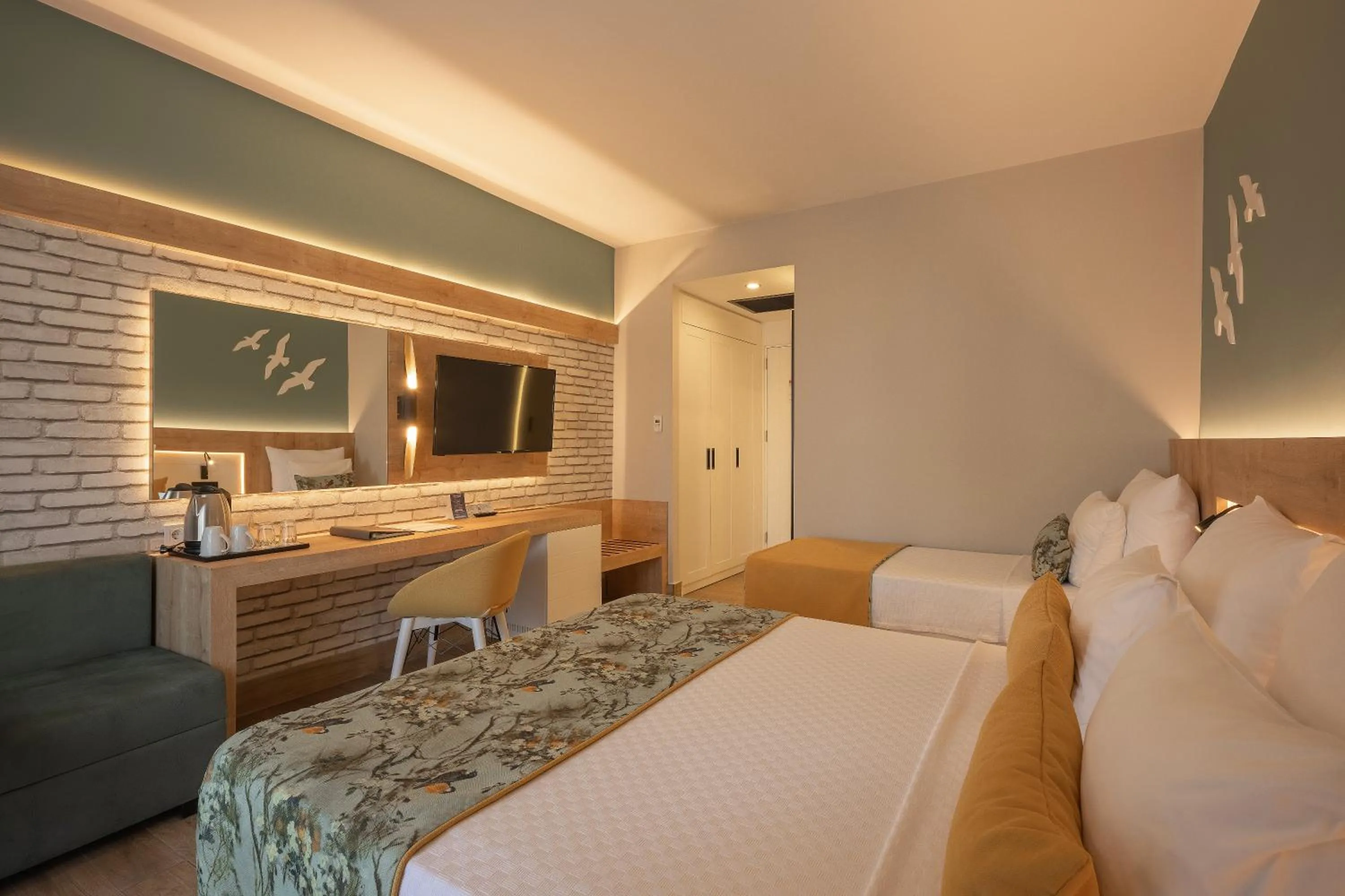 Bed in Sailor's Beach Club