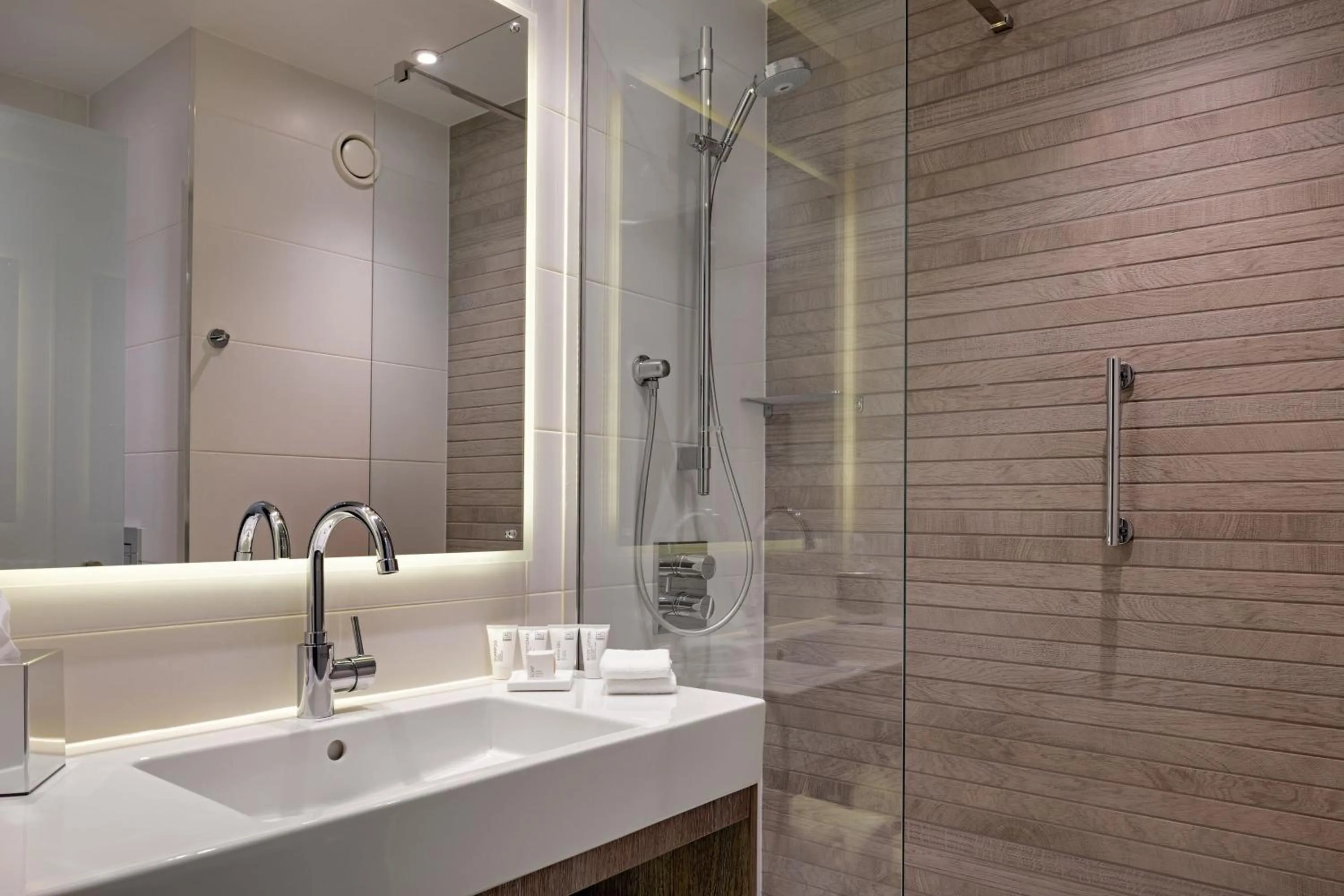 Bathroom in AC Hotel by Marriott Manchester City Centre