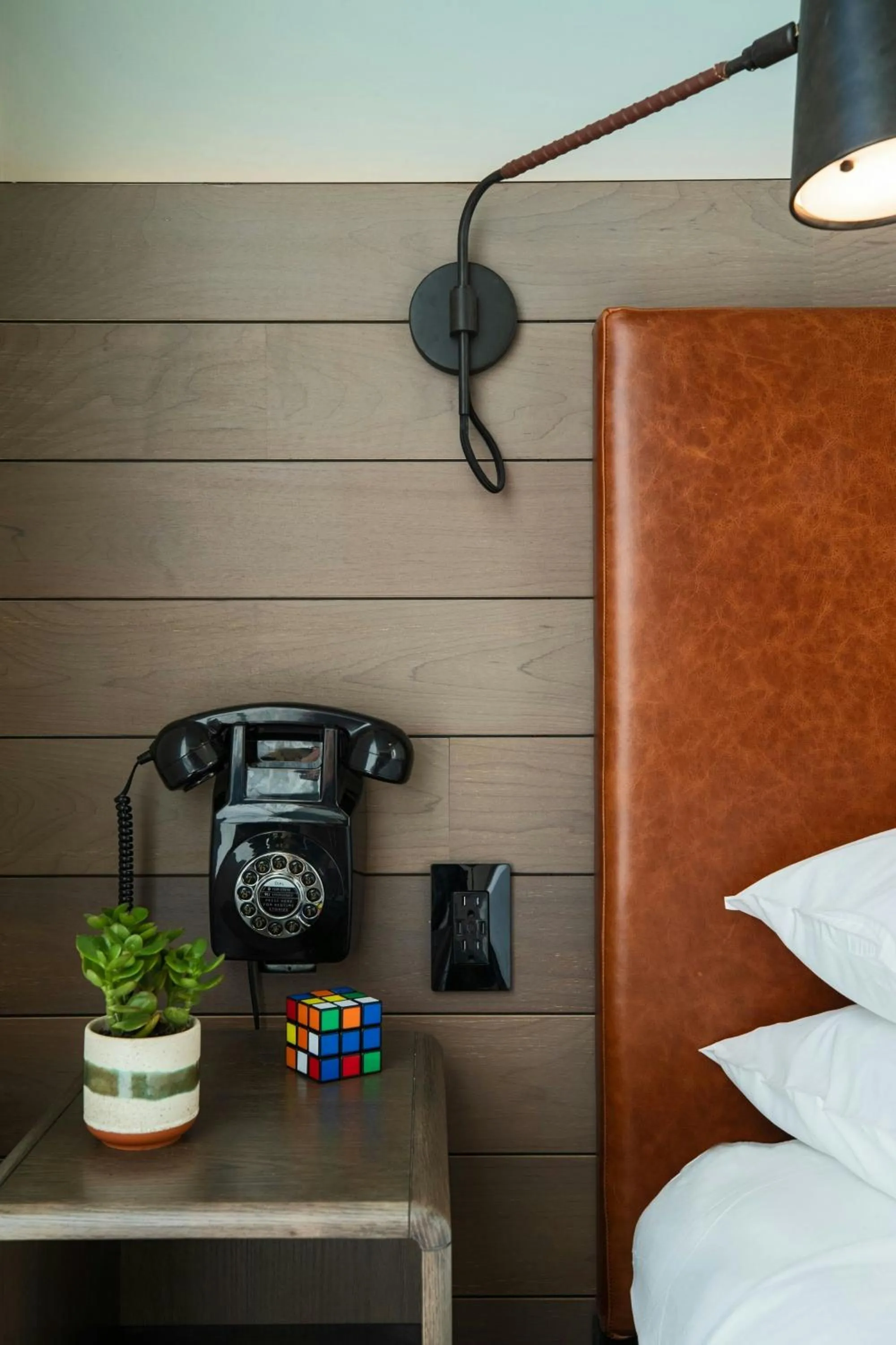 Photo of the whole room, Bed in Moxy NYC Downtown