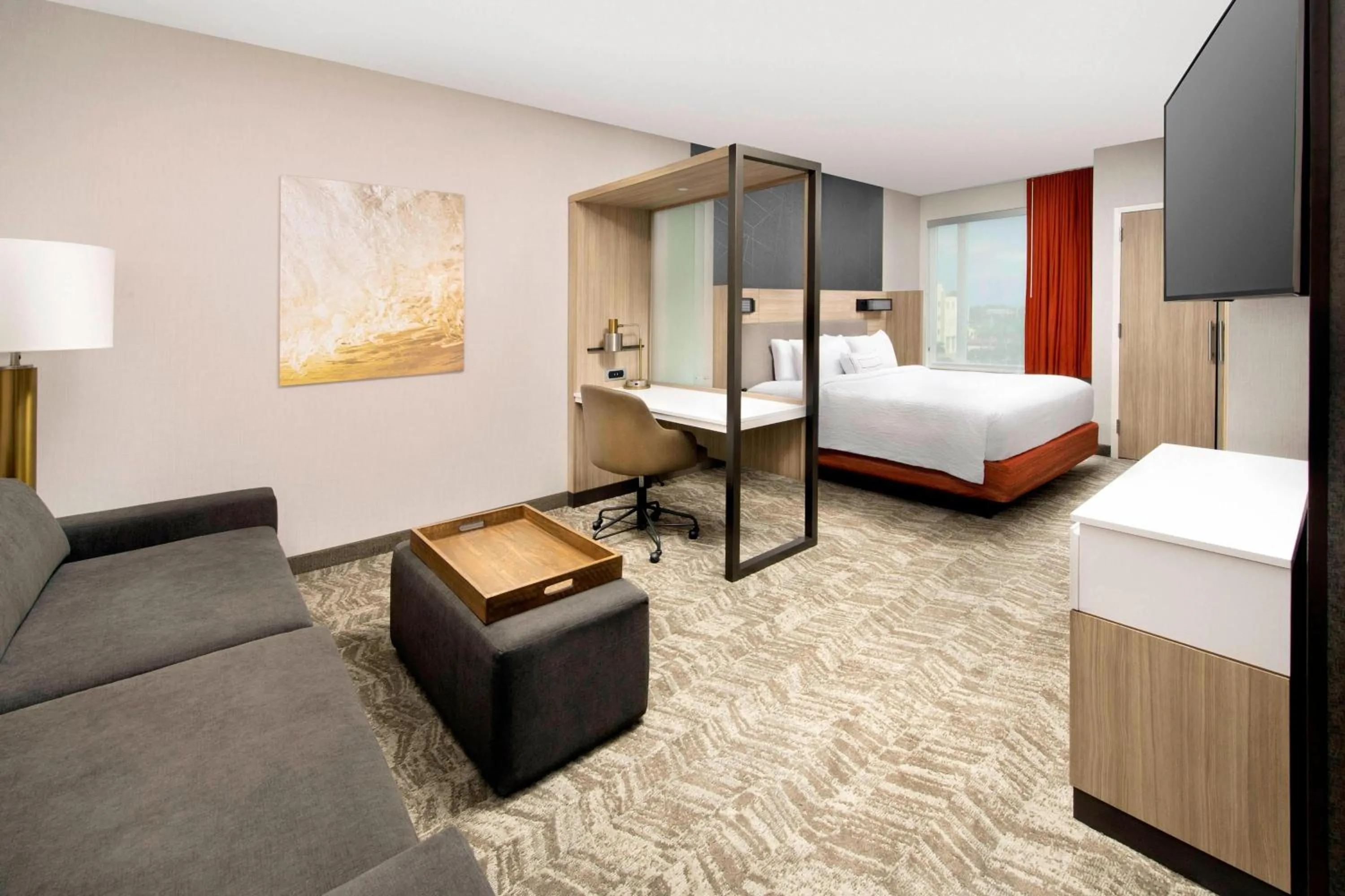 Photo of the whole room, Bed in SpringHill Suites by Marriott Punta Gorda Harborside