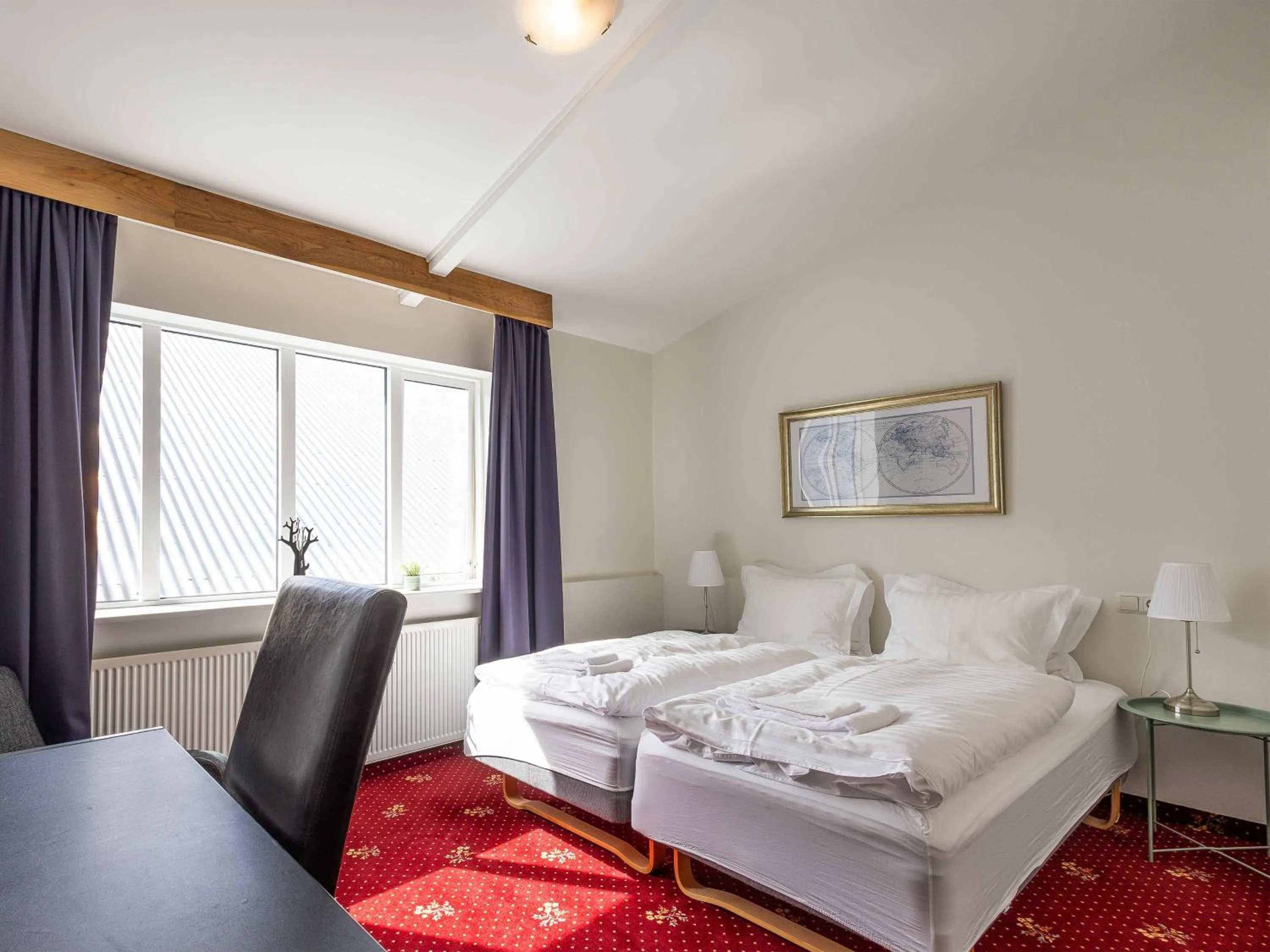 Bed in Hótel Húsavík