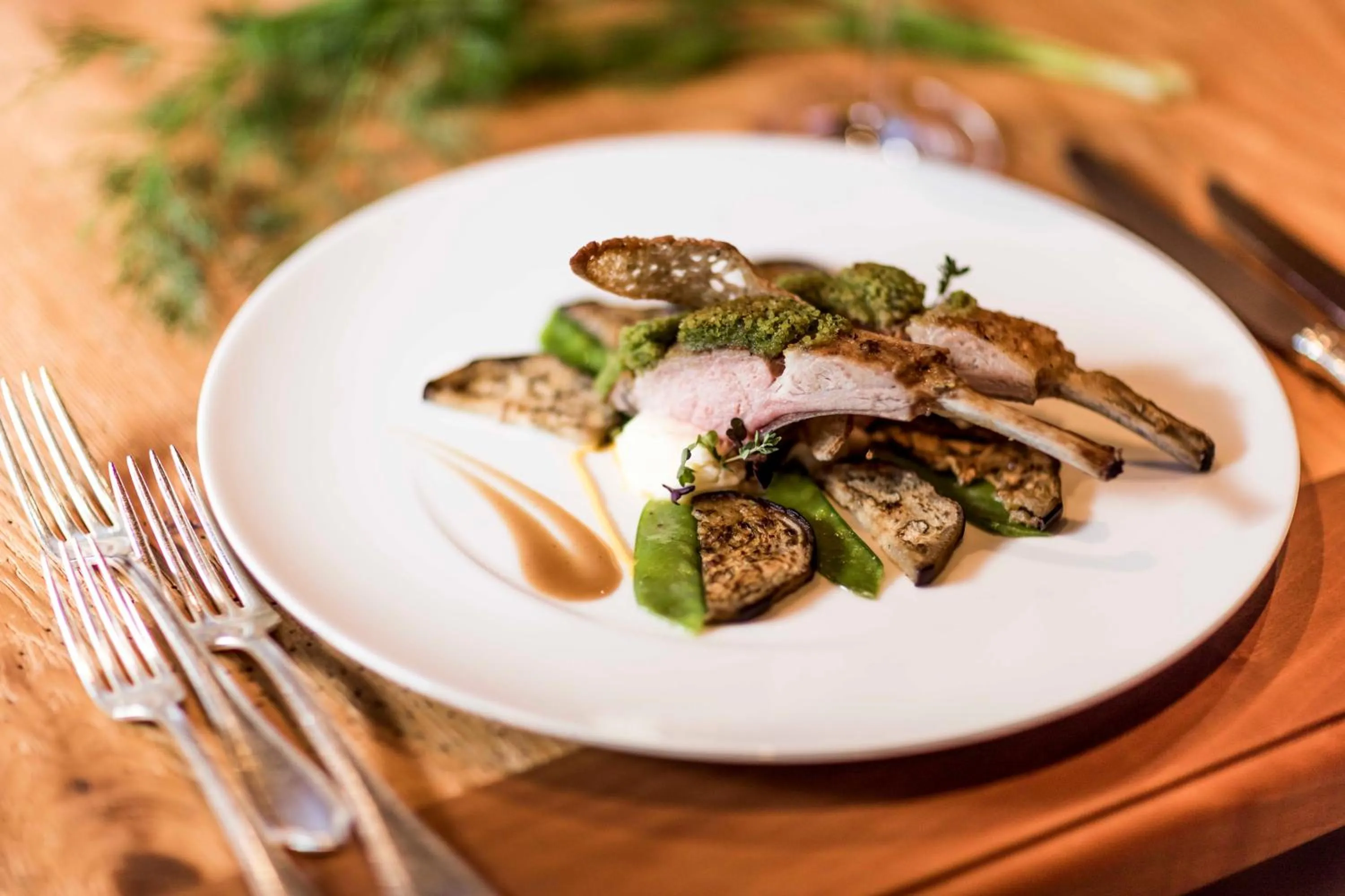 Food close-up in Hotel Genziana