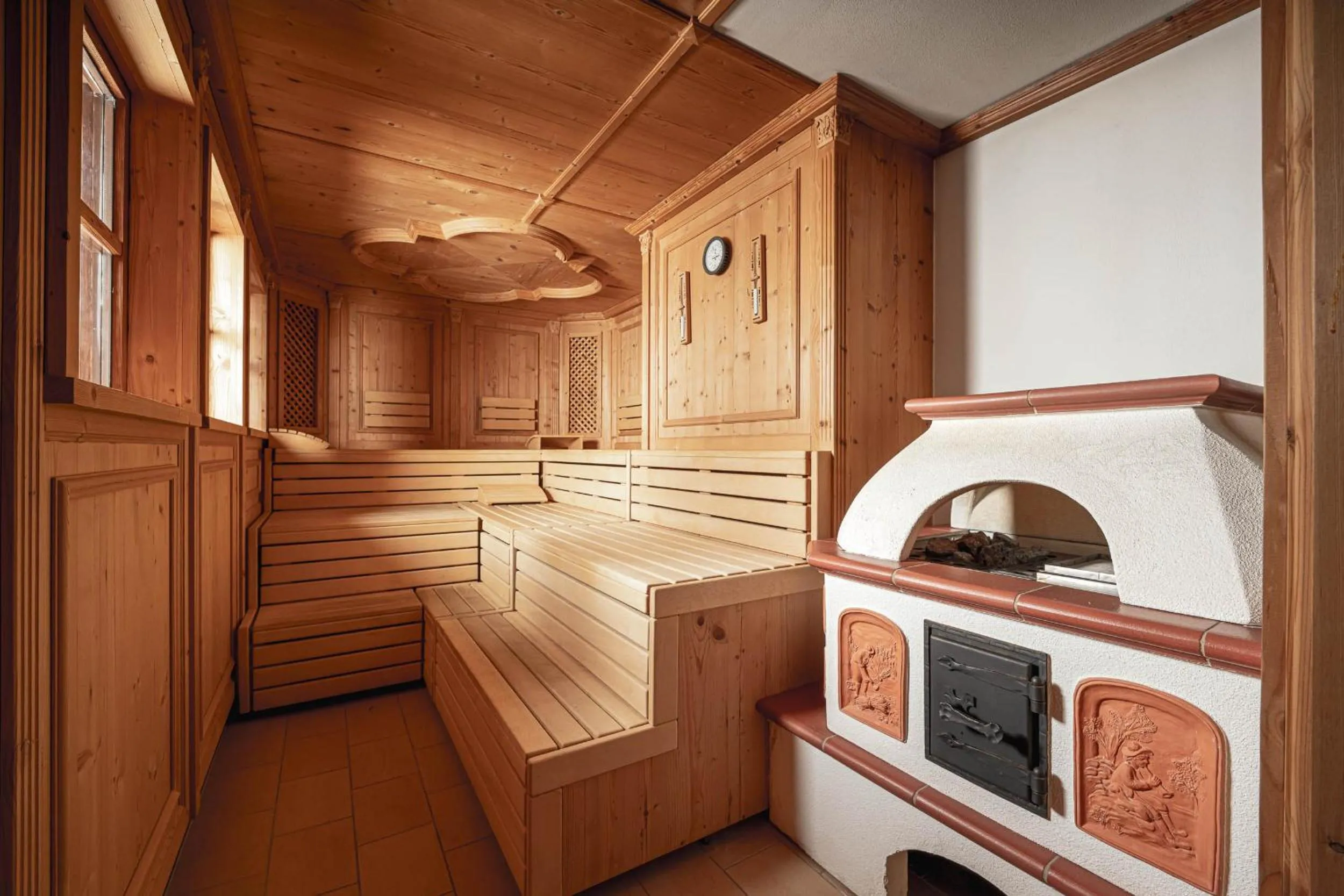 Sauna in Hotel Genziana