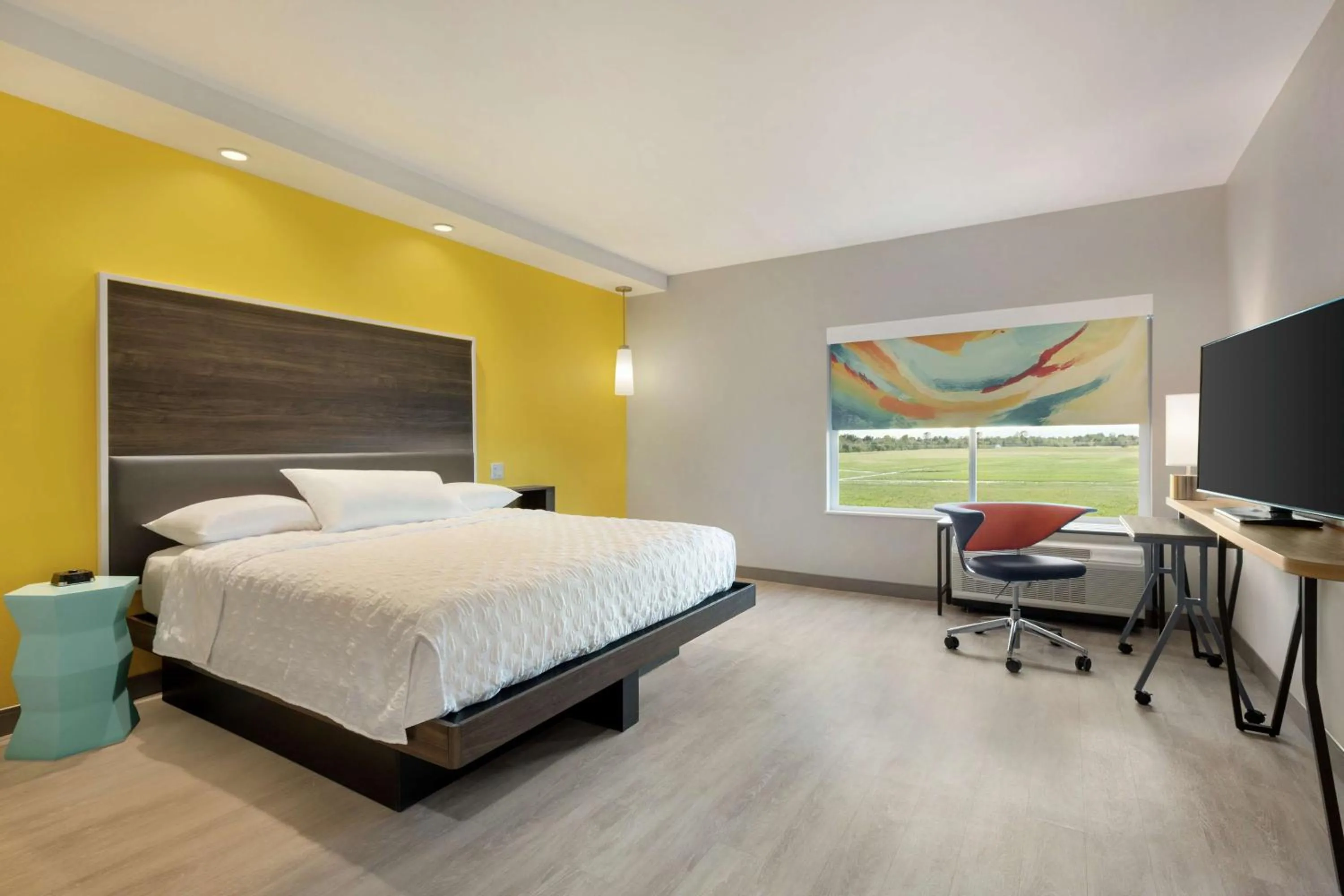 Bedroom, Bed in Tru by Hilton Webster Houston NASA