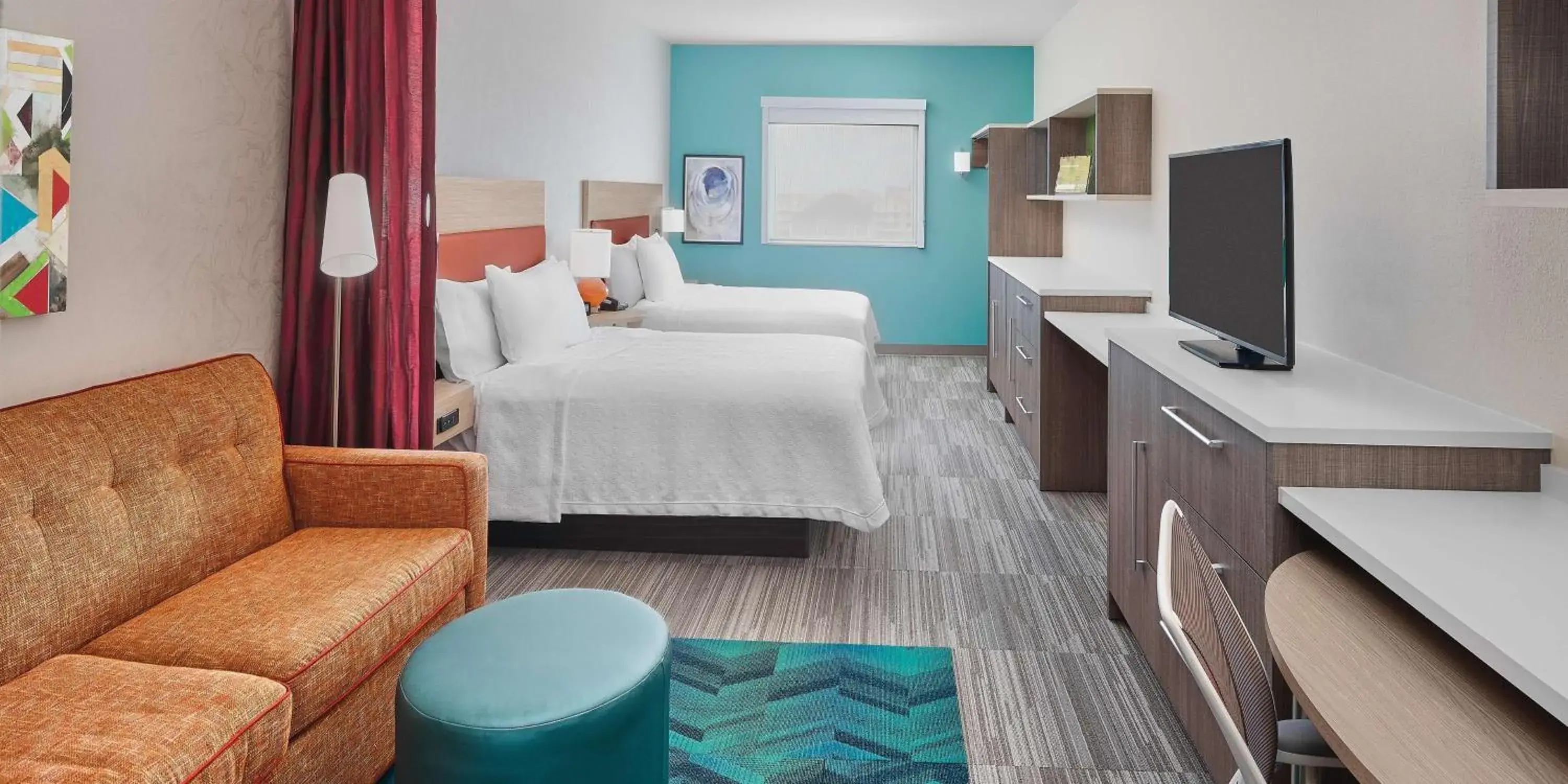 Bedroom, Bed in Home2 Suites by Hilton Ocean City Bayside Bedroom, Bed in Home2 Suites by Hilton Ocean City Bayside