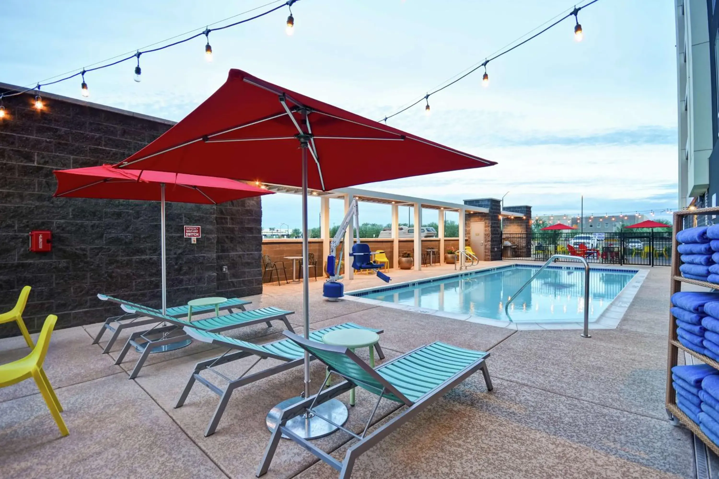 Pool view in Home2 Suites by Hilton Gilbert Pool view in Home2 Suites by Hilton Gilbert