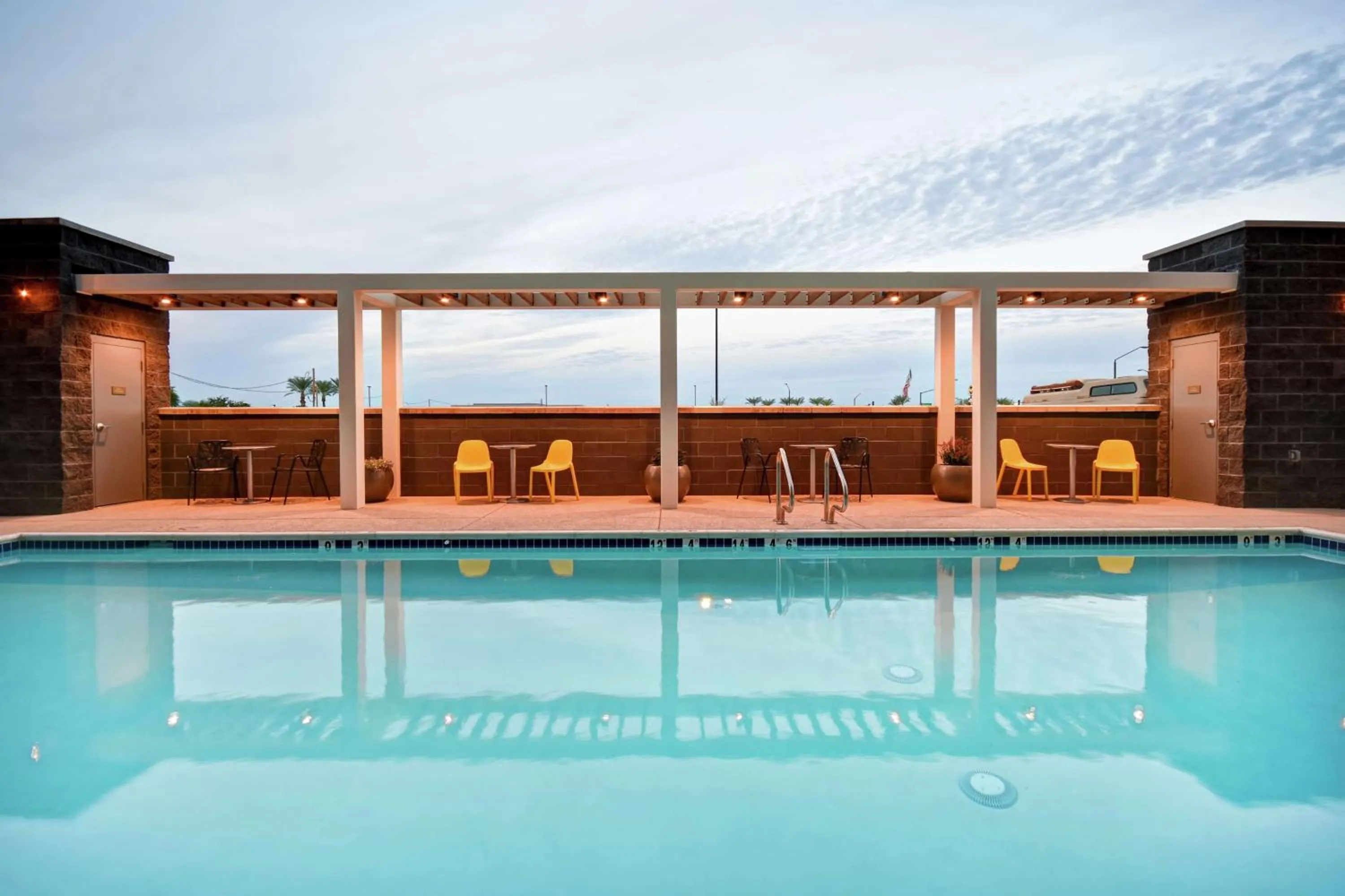 Pool view in Home2 Suites by Hilton Gilbert