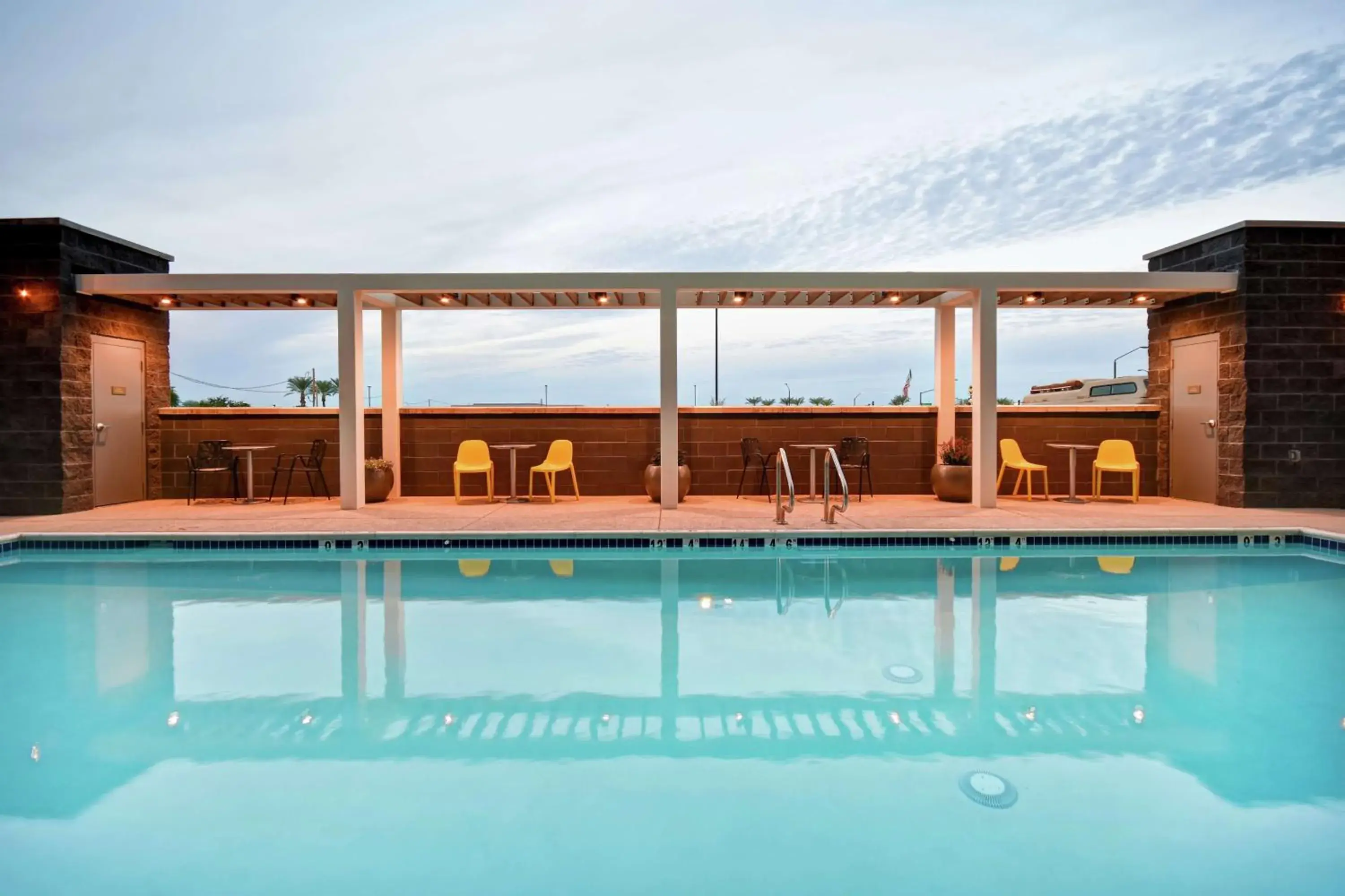 Pool view in Home2 Suites by Hilton Gilbert Pool view in Home2 Suites by Hilton Gilbert