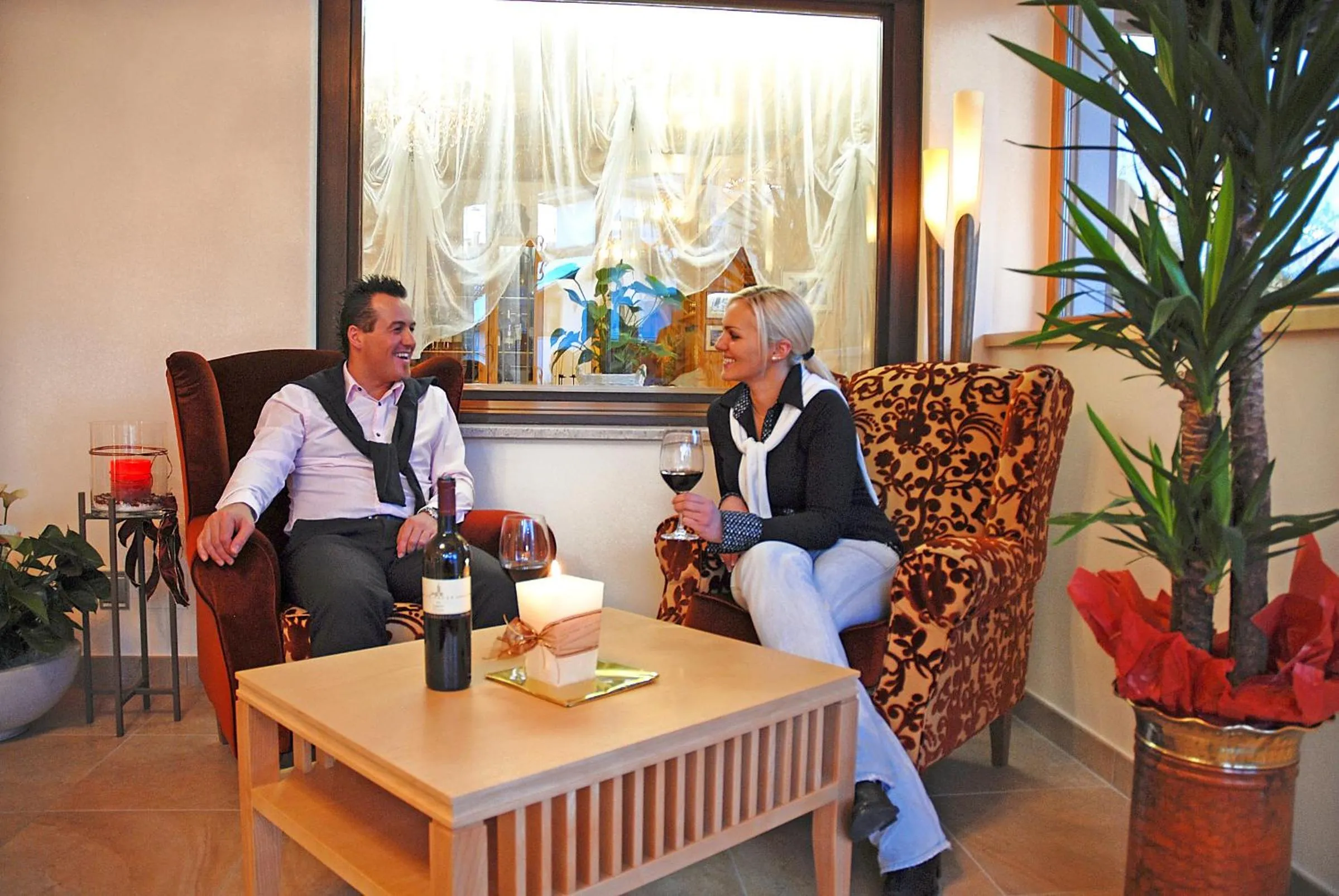 Lobby or reception in Hotel Hubertushof