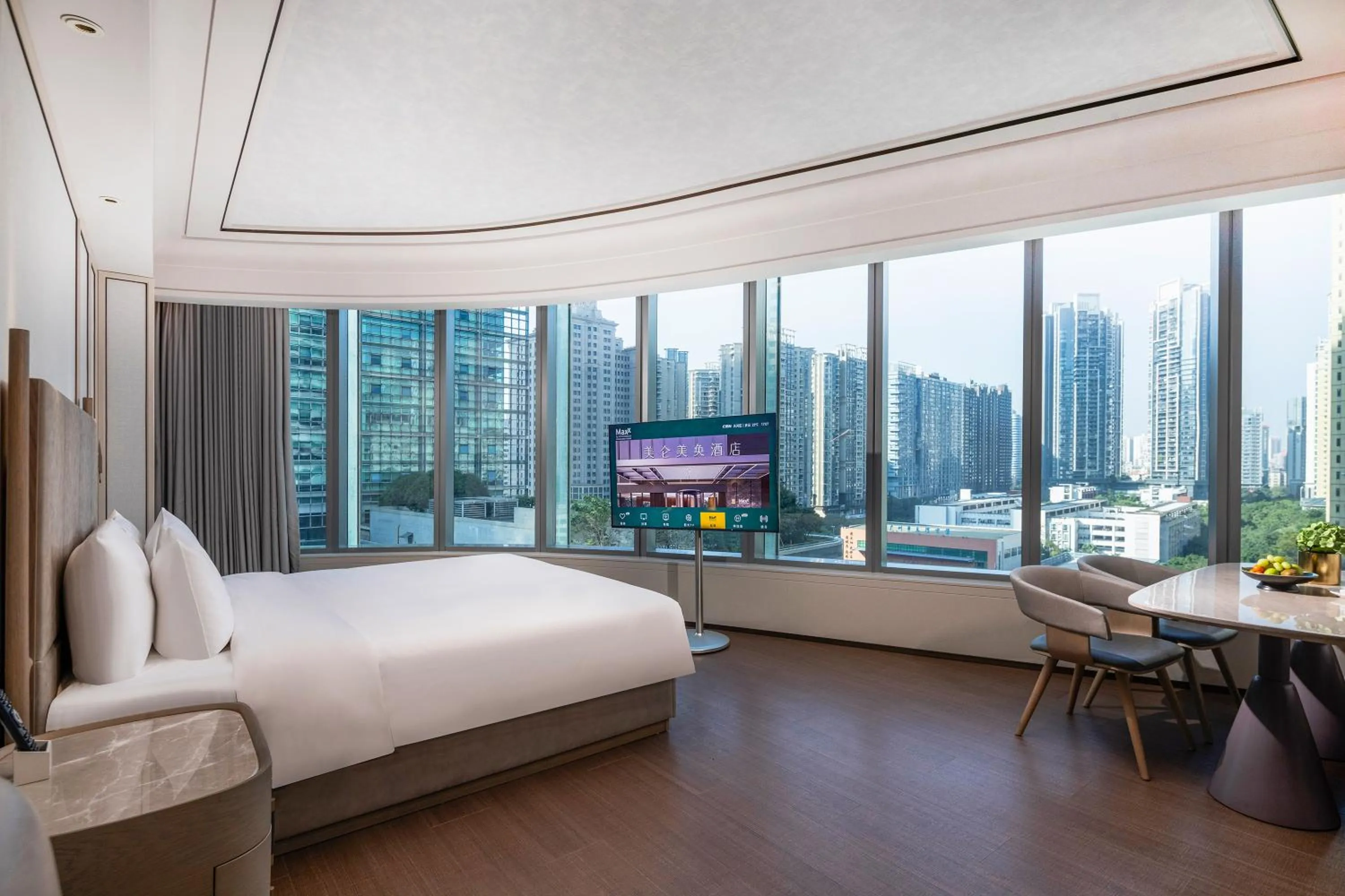 TV and multimedia, Bed in MaxX by Steigenberger Guangzhou Zhujiang New Town - Free Shuttle bus to Canton Fair Complex during Canton Fair Period