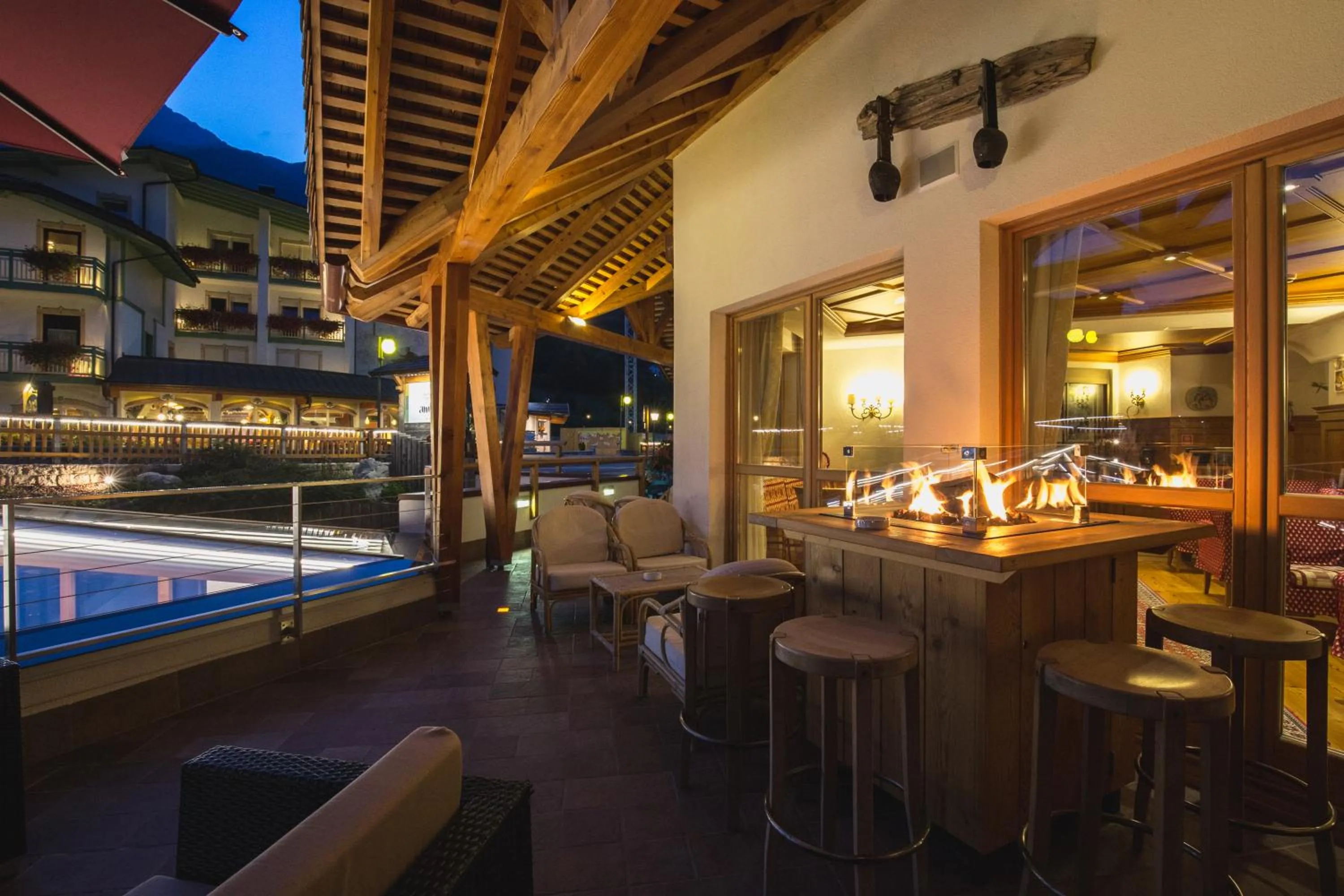 Sunset in Hotel Ambiez