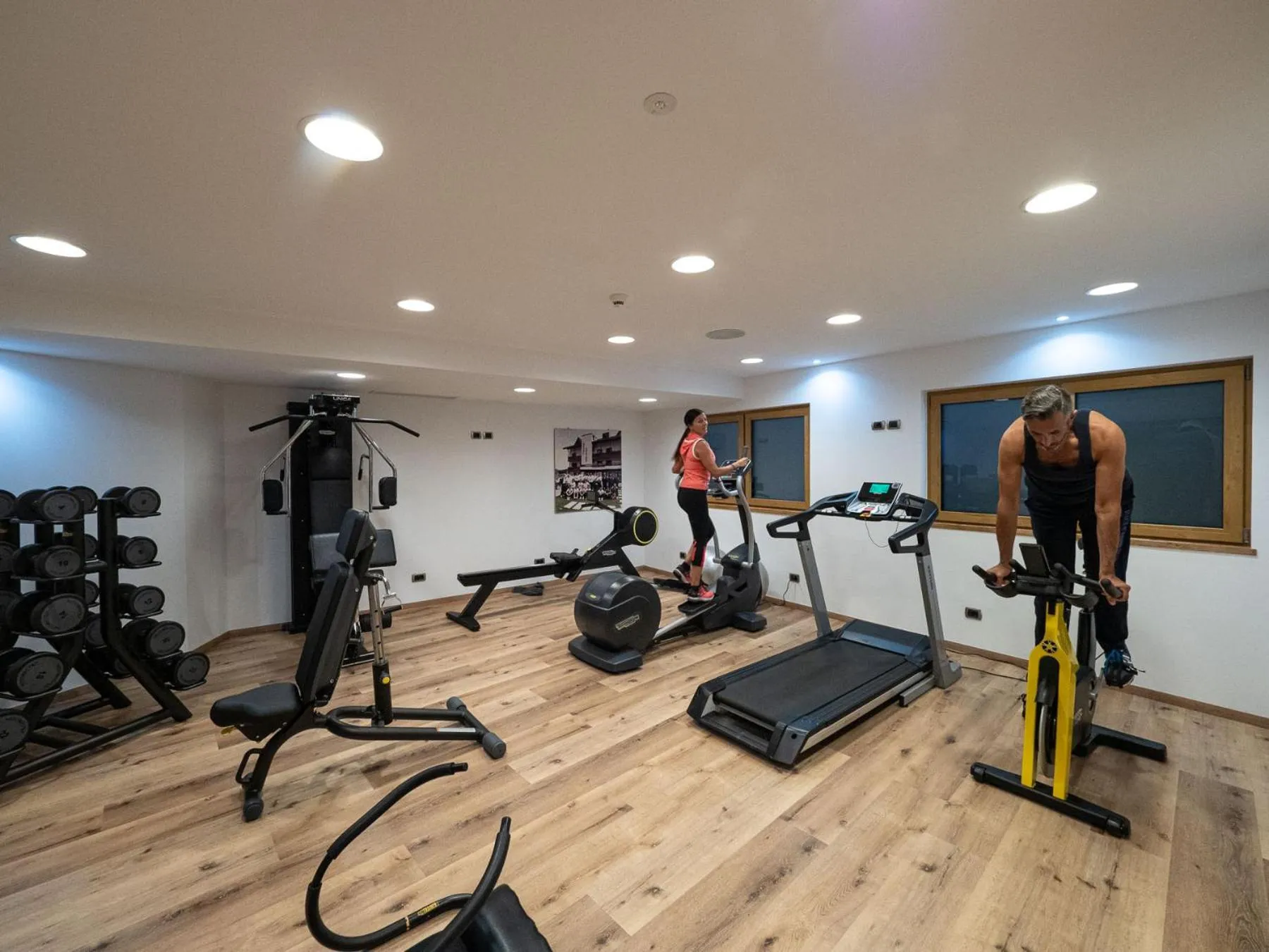 Fitness centre/facilities in Hotel Ambiez