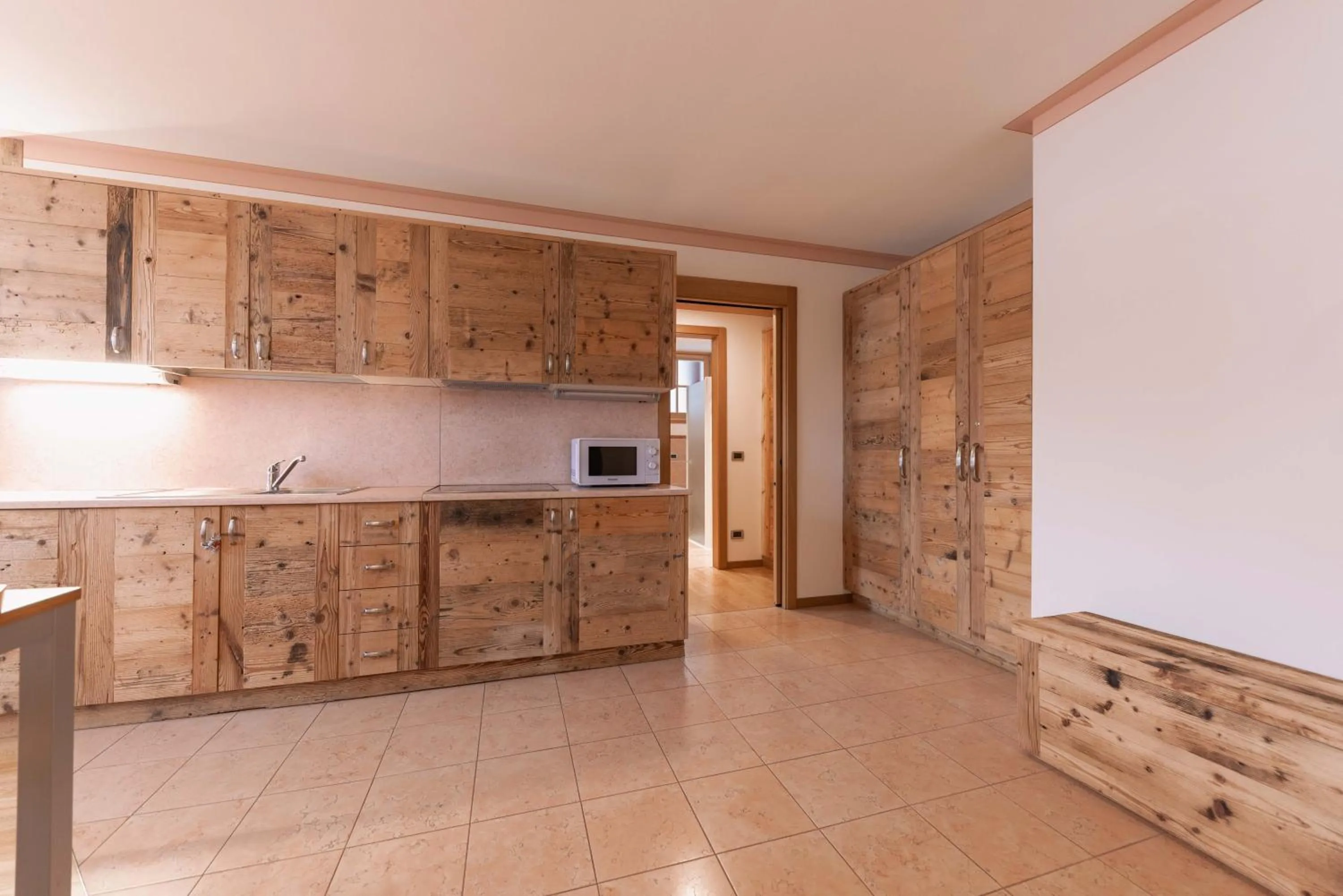 Kitchen or kitchenette in Hotel Ideal