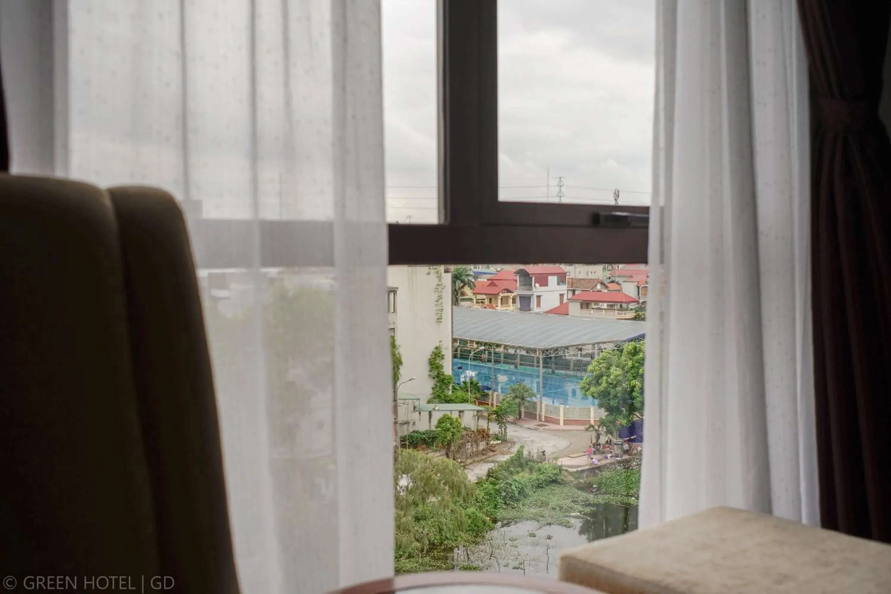 Garden view in Green Hadong Hotel Garden view in Green Hadong Hotel