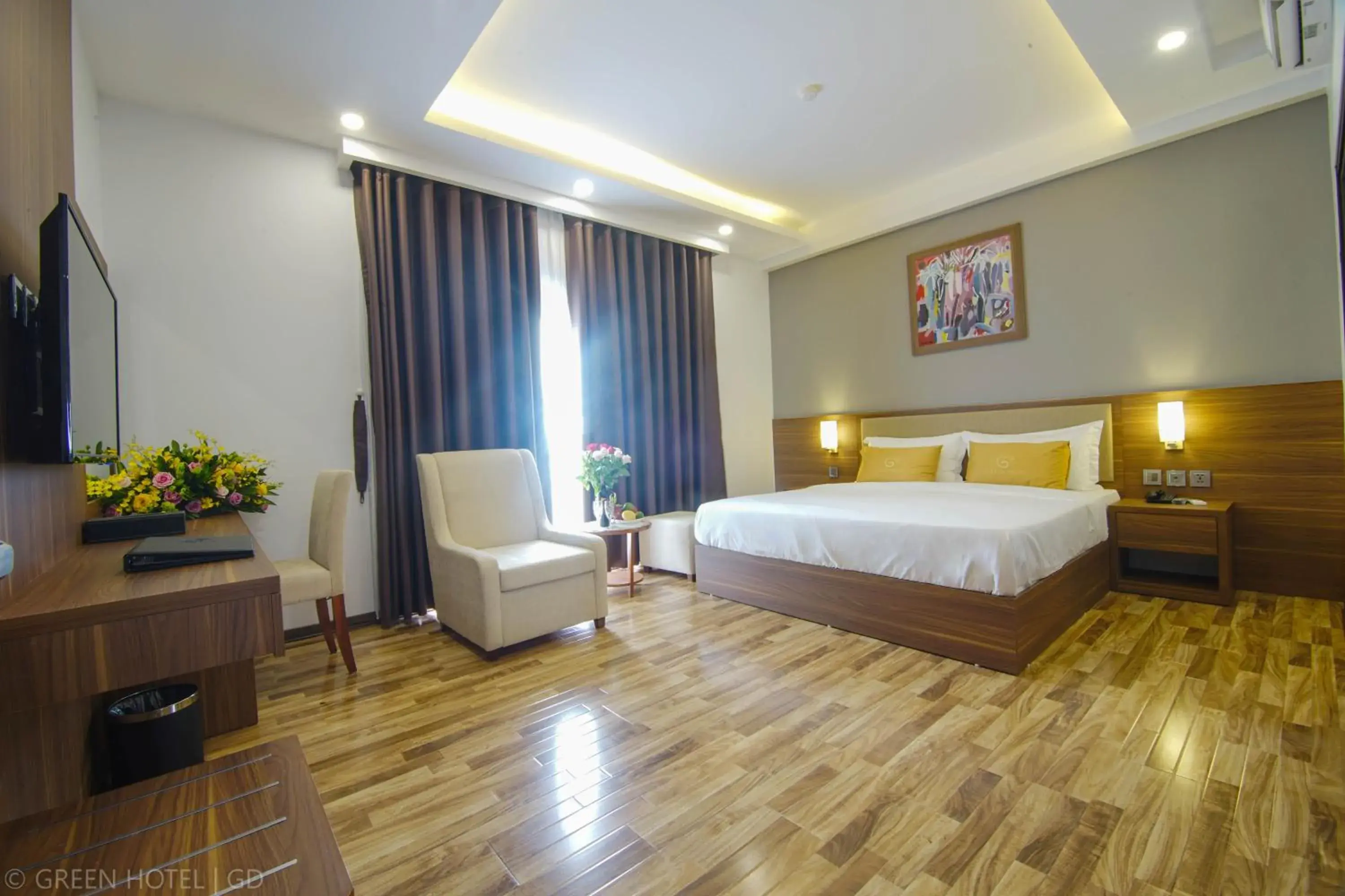 Bedroom, Bed in Green Hadong Hotel Bedroom, Bed in Green Hadong Hotel