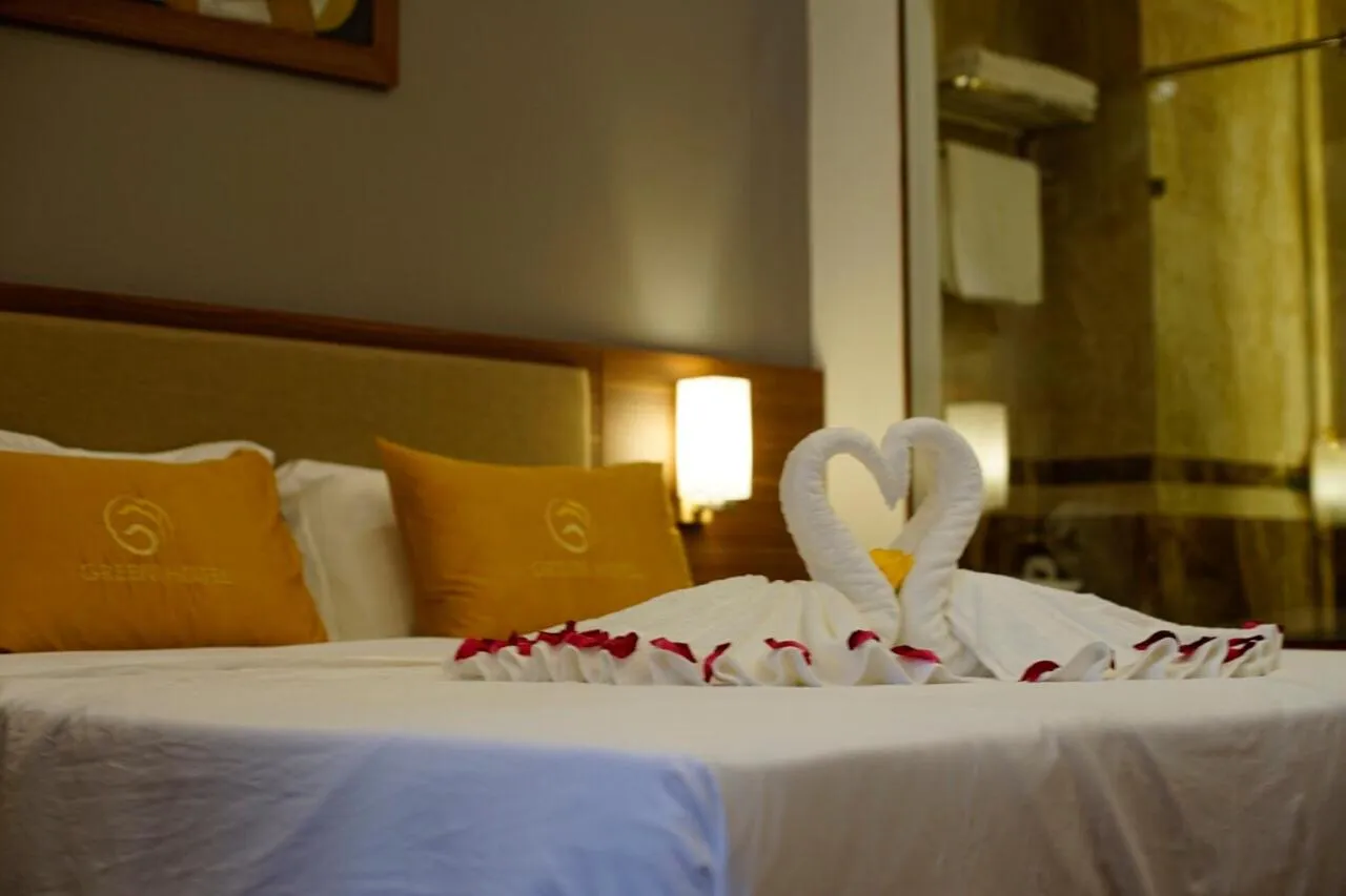 Bed in Green Hadong Hotel