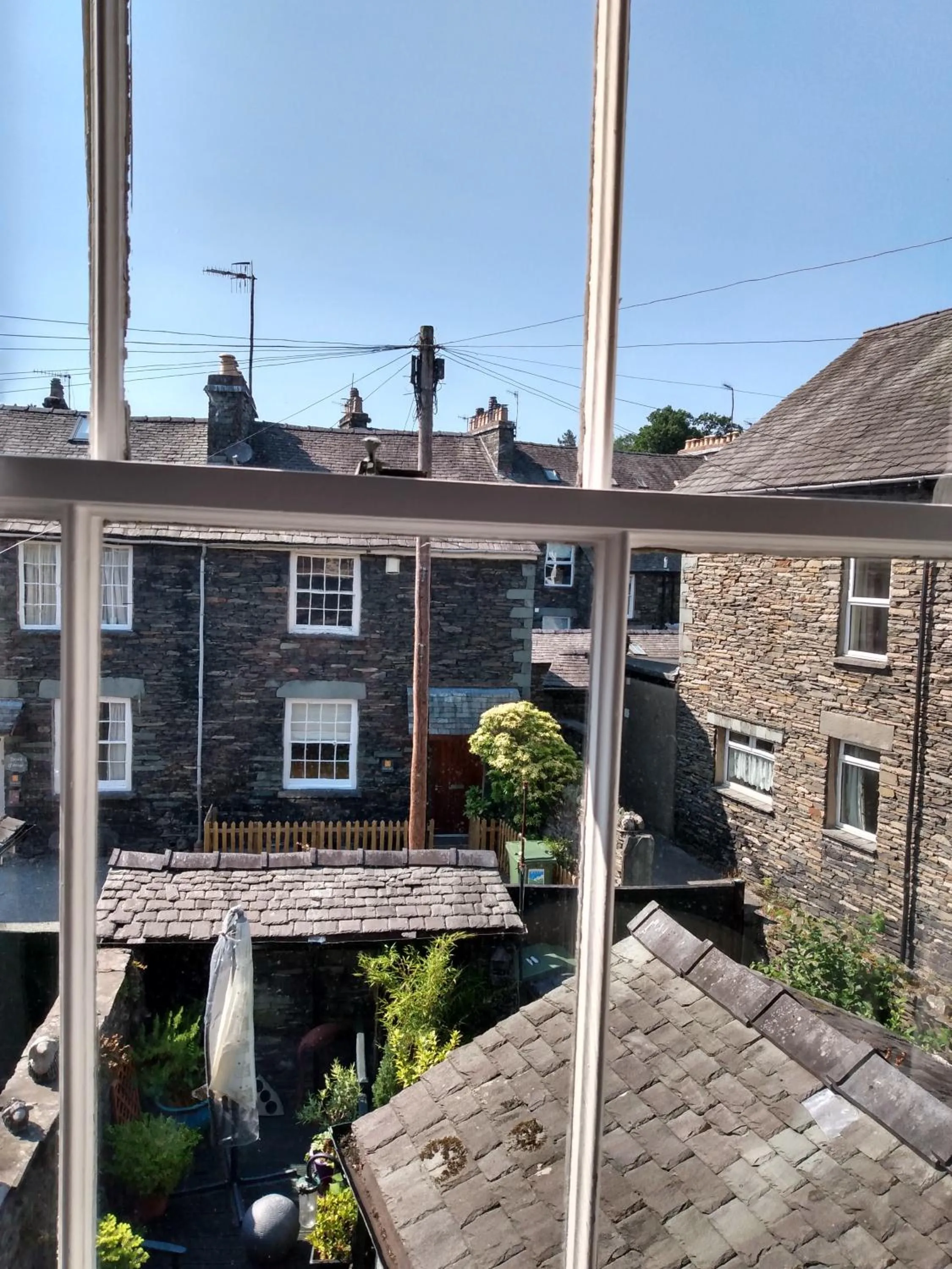 Garden view in The Lakes B and B