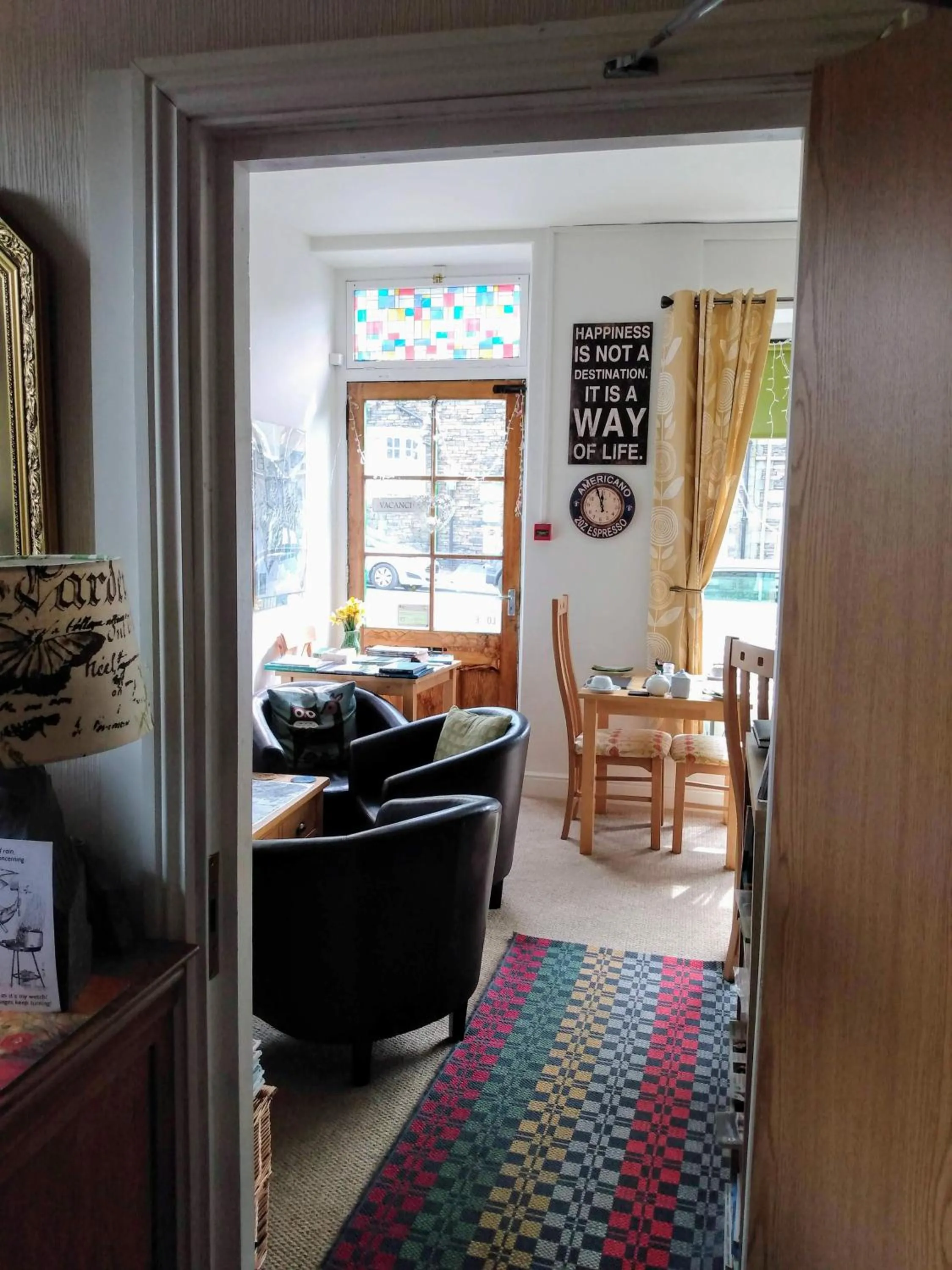 Seating area in The Lakes B and B