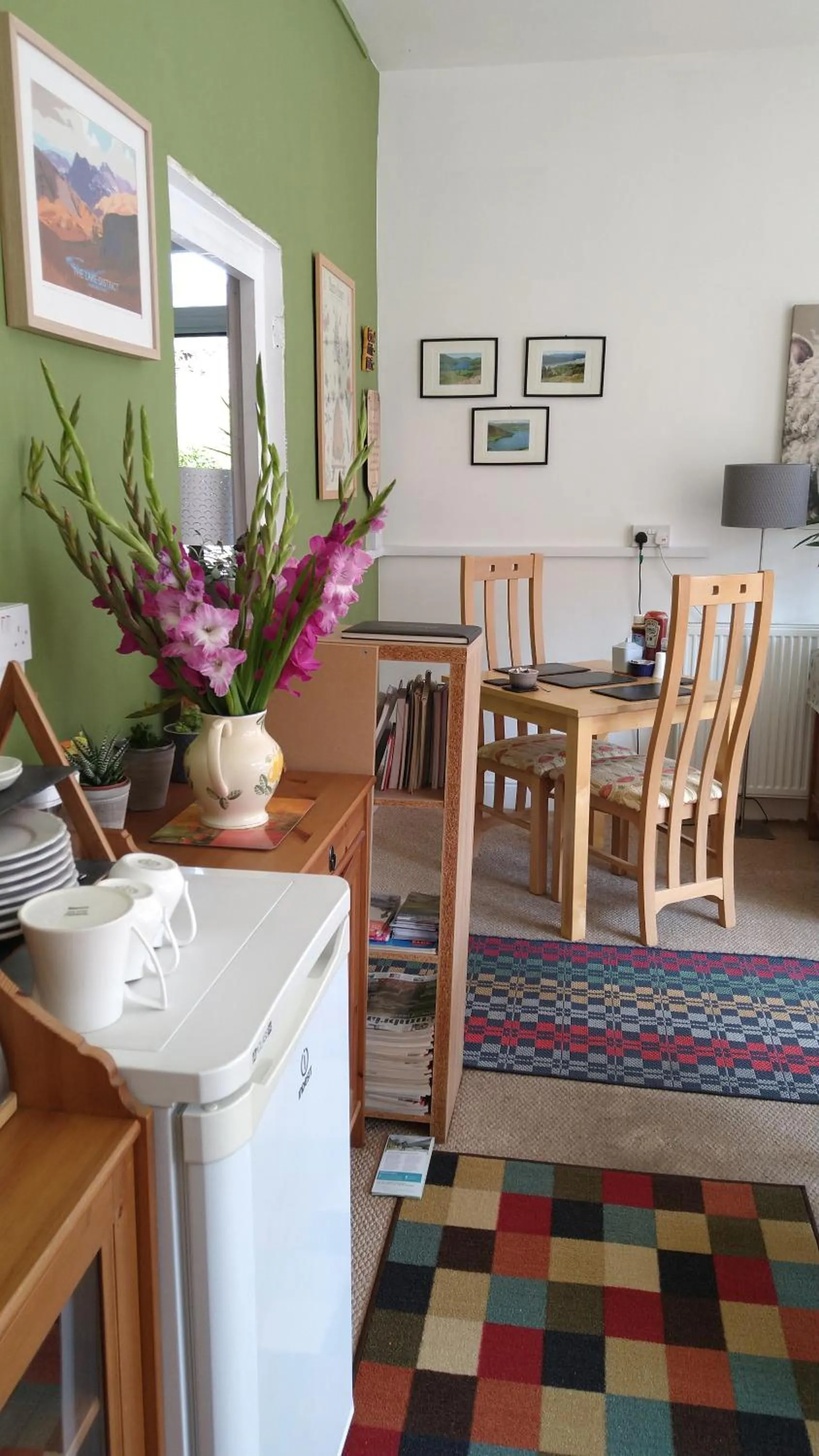 Dining area in The Lakes B and B