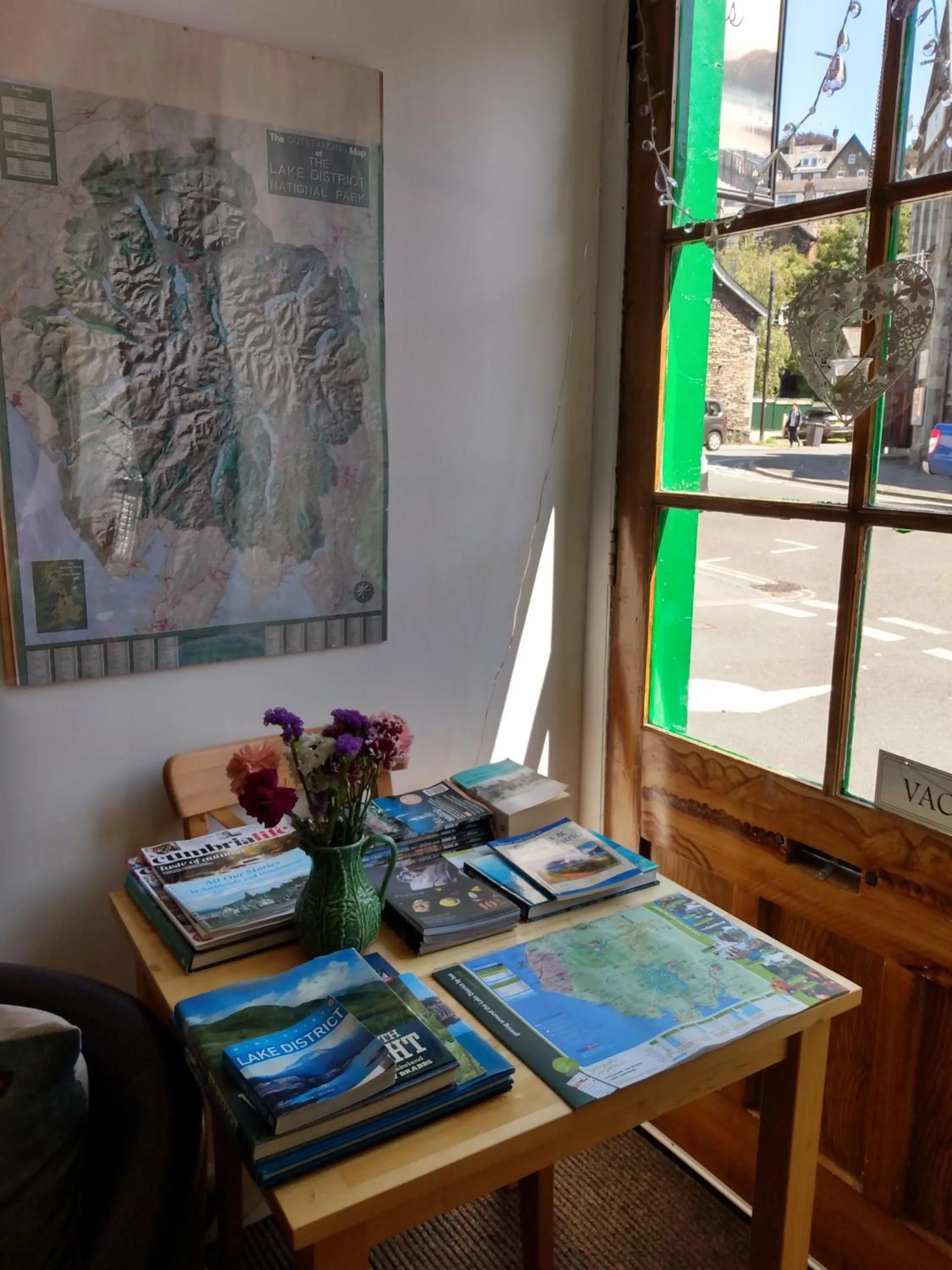 Library in The Lakes B and B