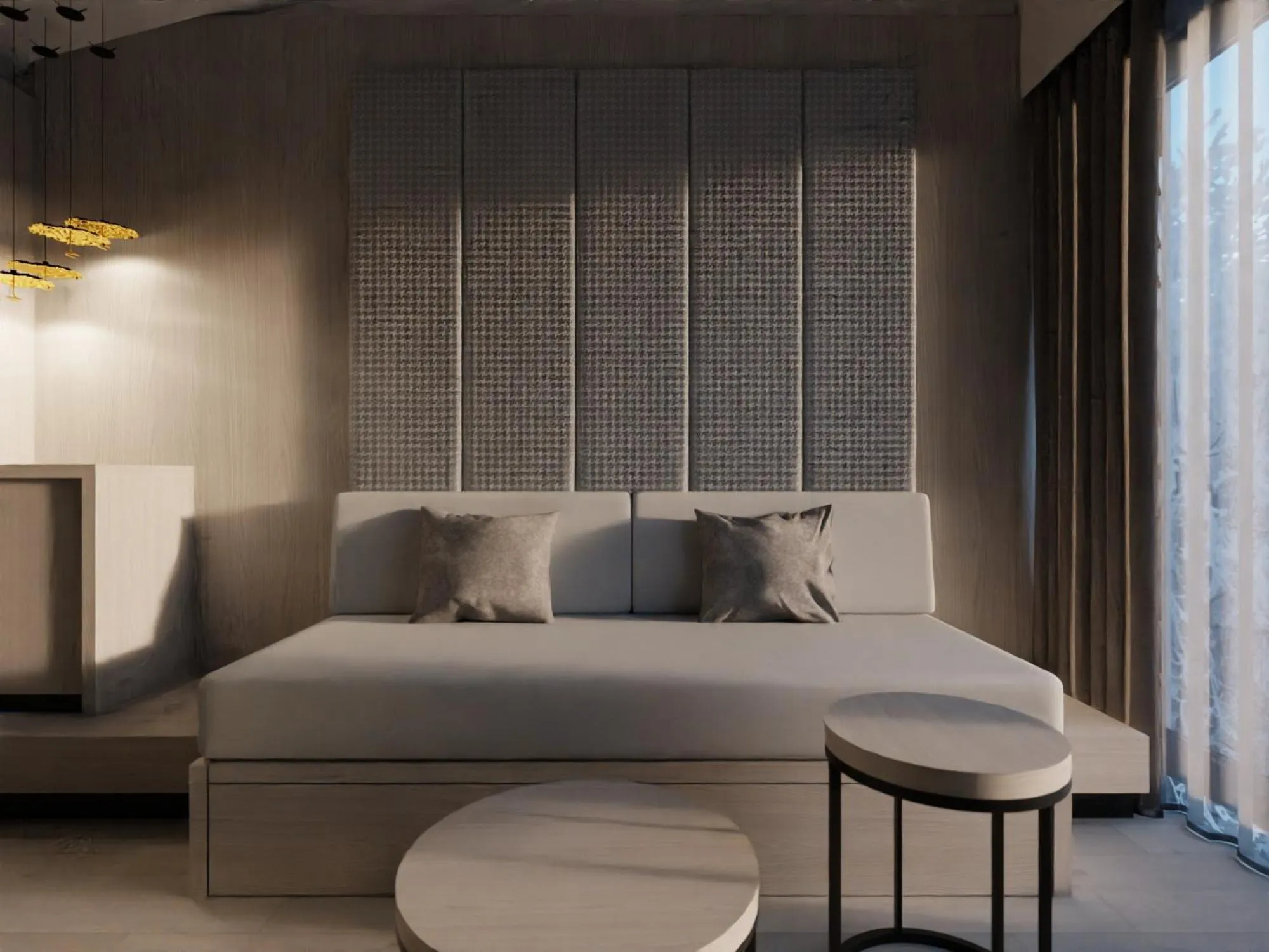 Living room, Bed in Hotel Rosengarten