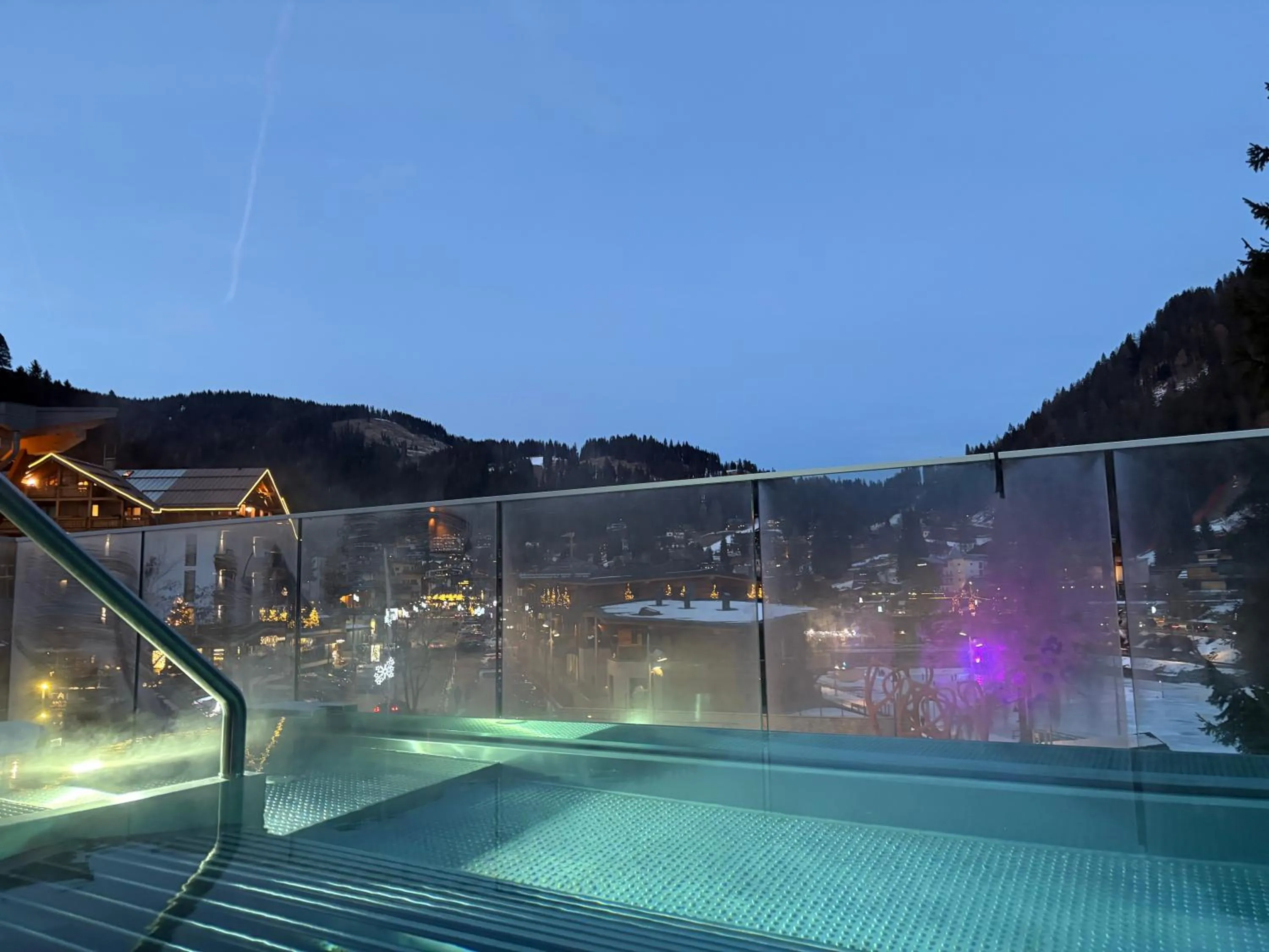Open Air Bath in Hotel Rosengarten