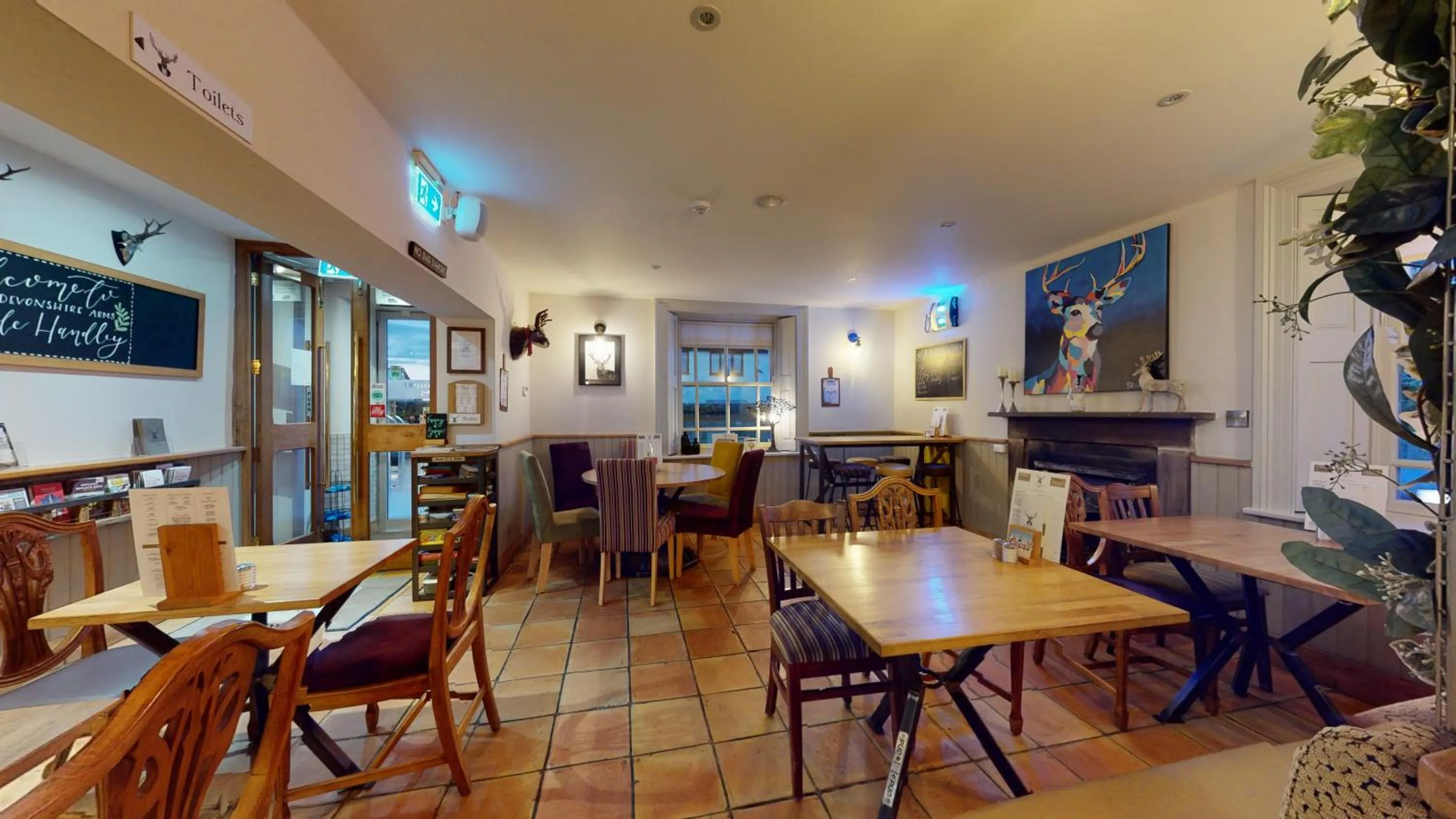 Seating area in The Devonshire Arms