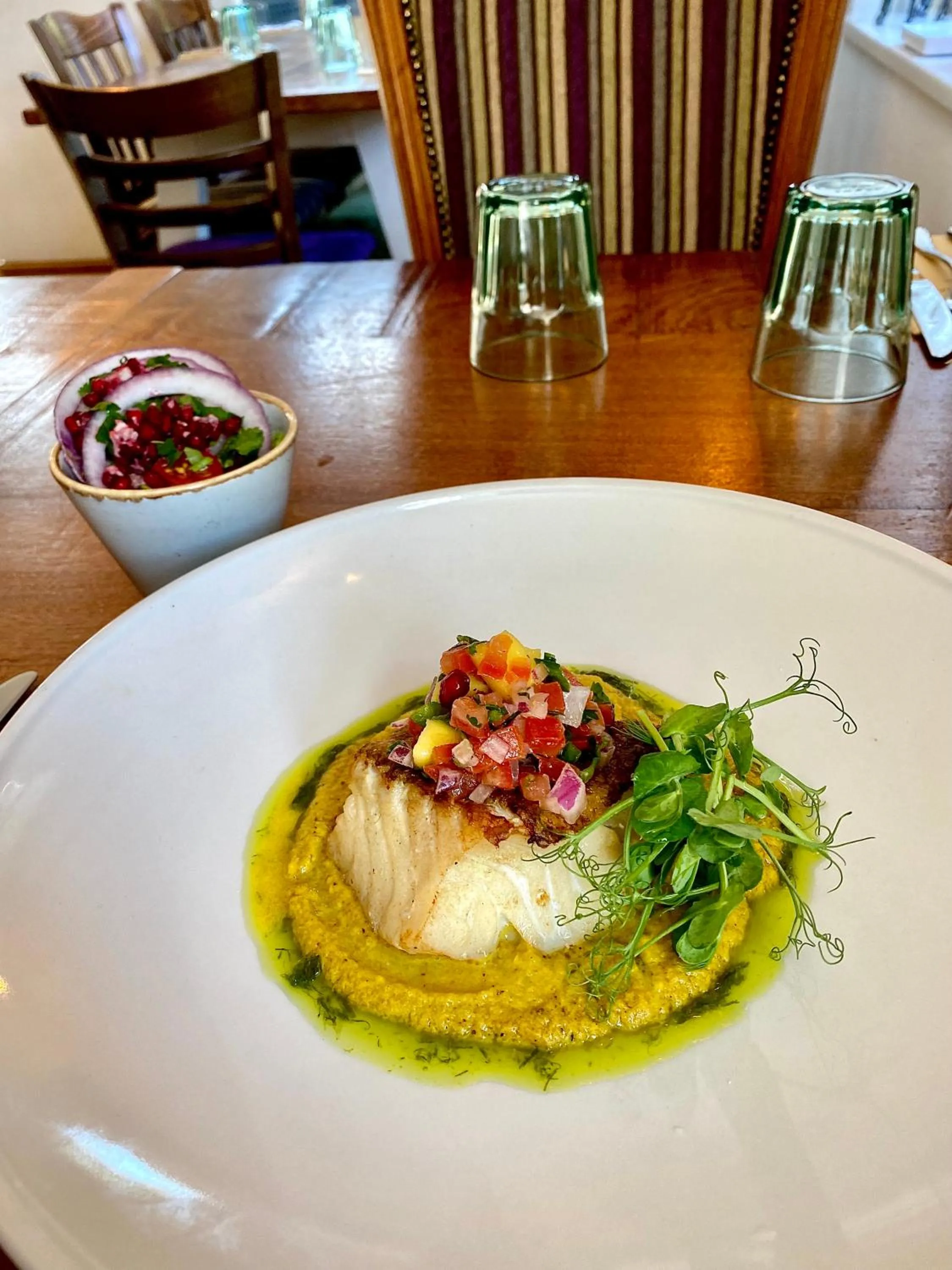 Food and drinks in The Devonshire Arms