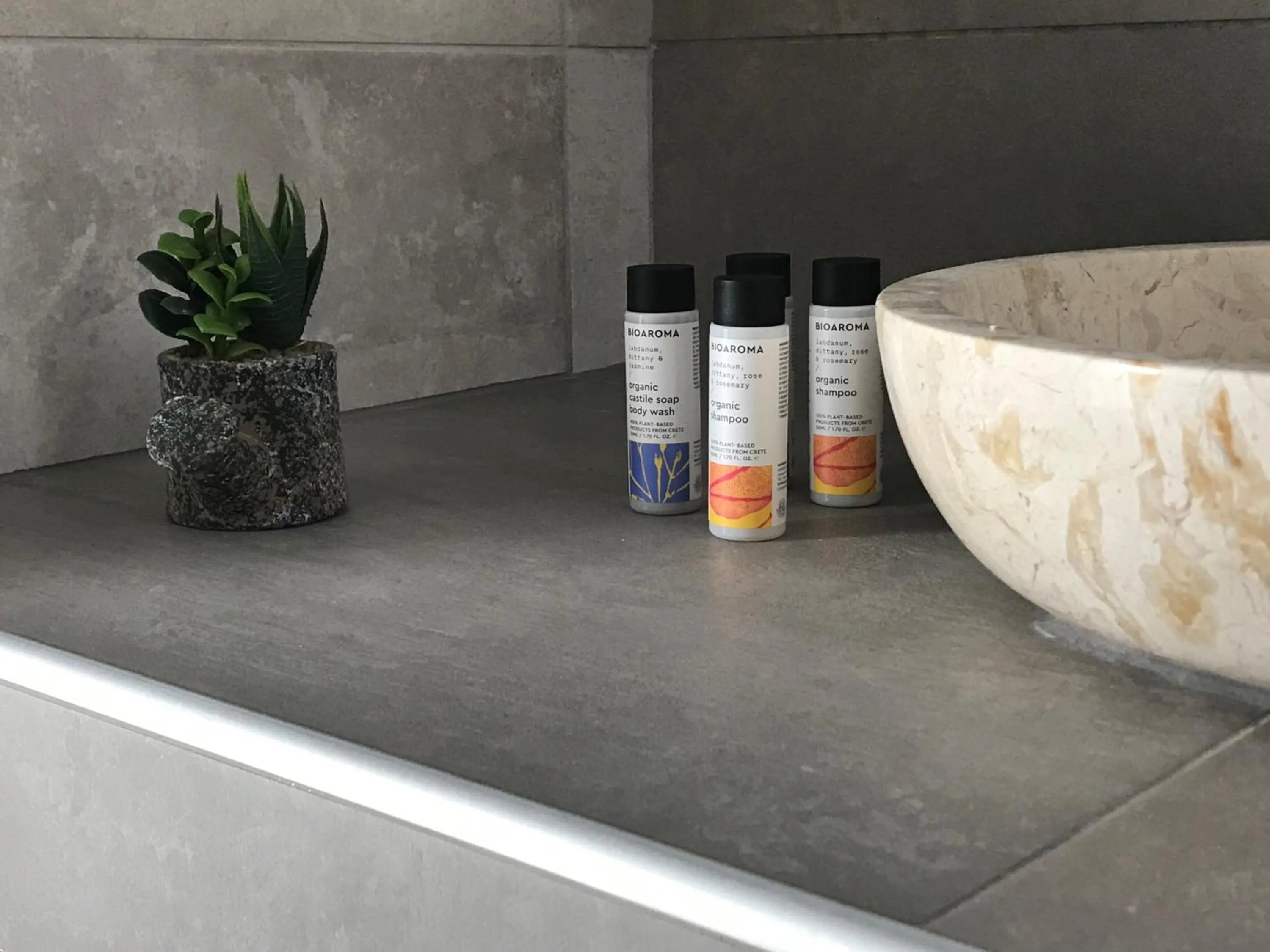 Bathroom in Elia Residences Santorini