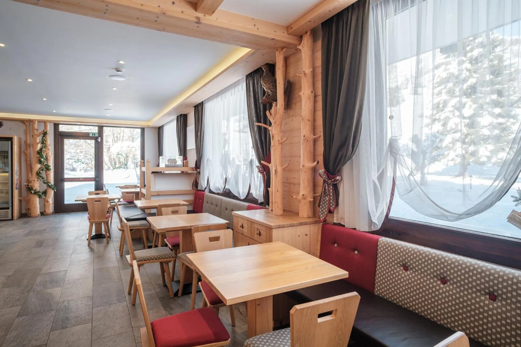 Seating area in Hotel Piccola Baita