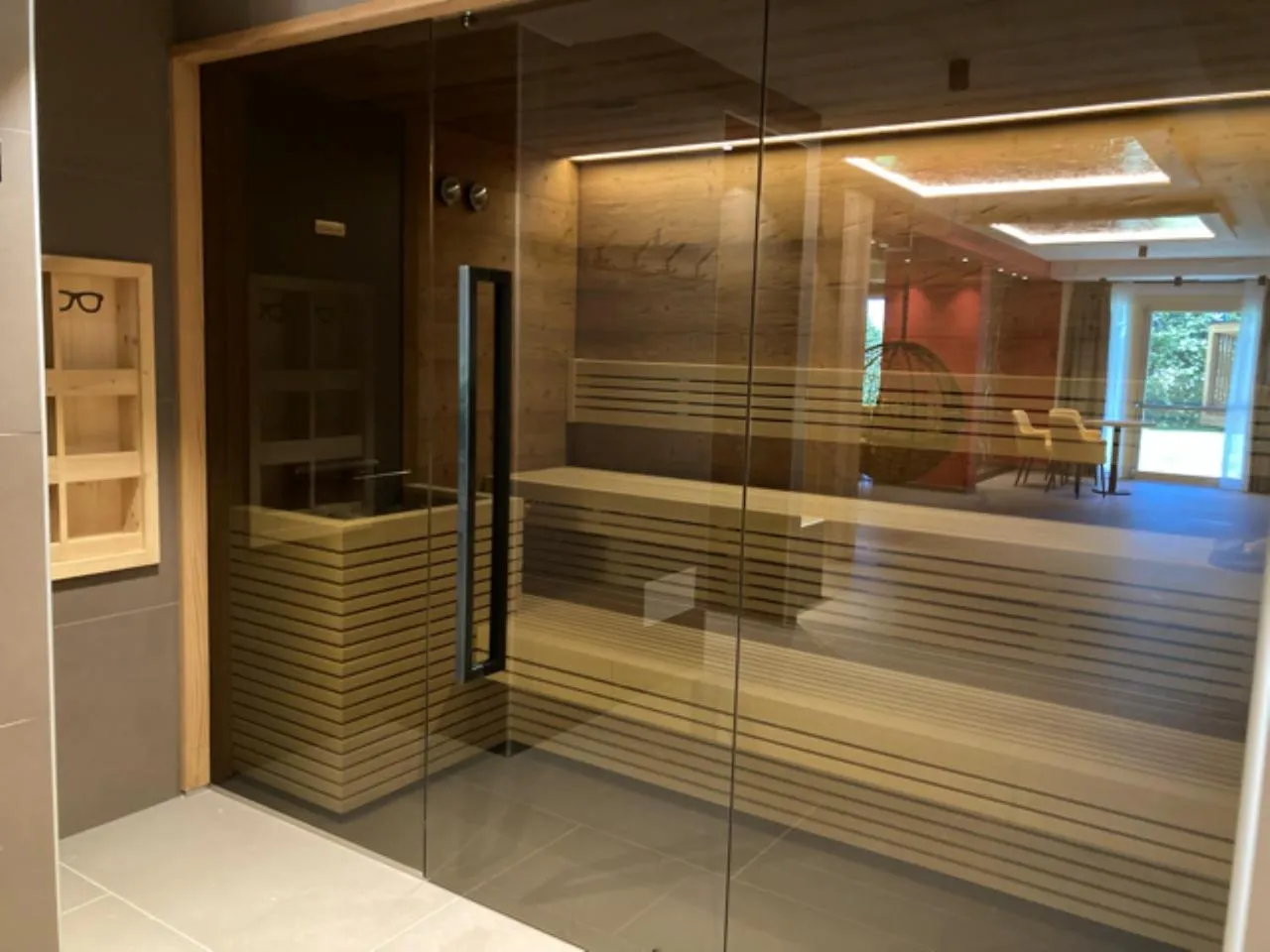 Sauna in Hotel Piccola Baita