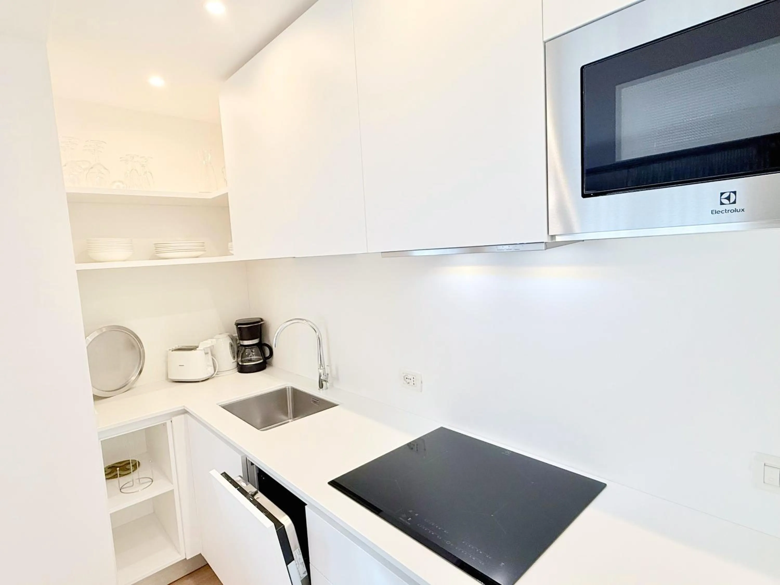 Kitchen or kitchenette in Villa Phoenix - Lake Apartments