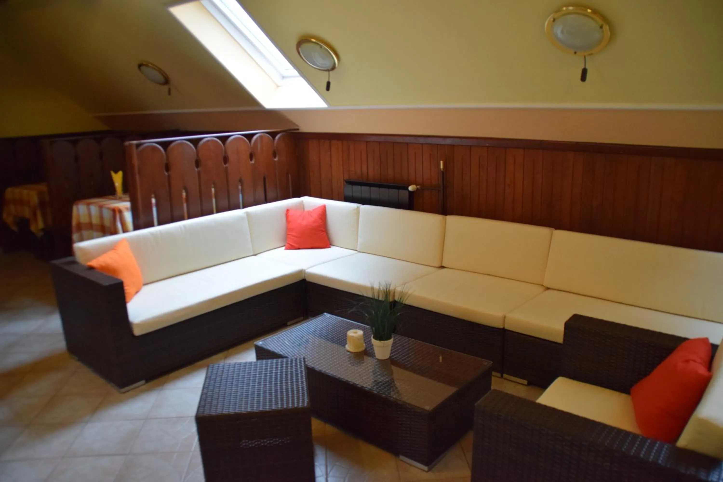Seating area in Hotel Lukács Superior