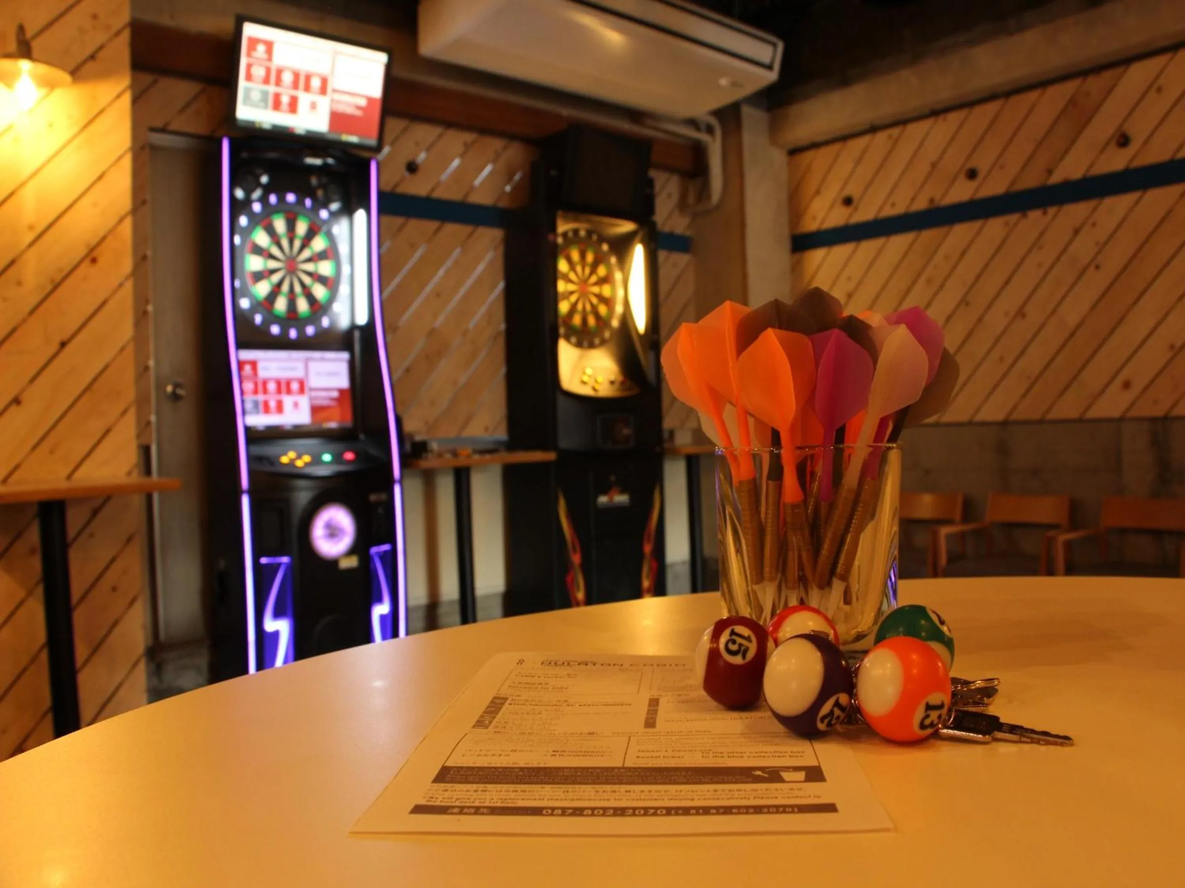 Darts in TRAVEL&BOOK HOTEL HULATONCABIN TAKAMATSU