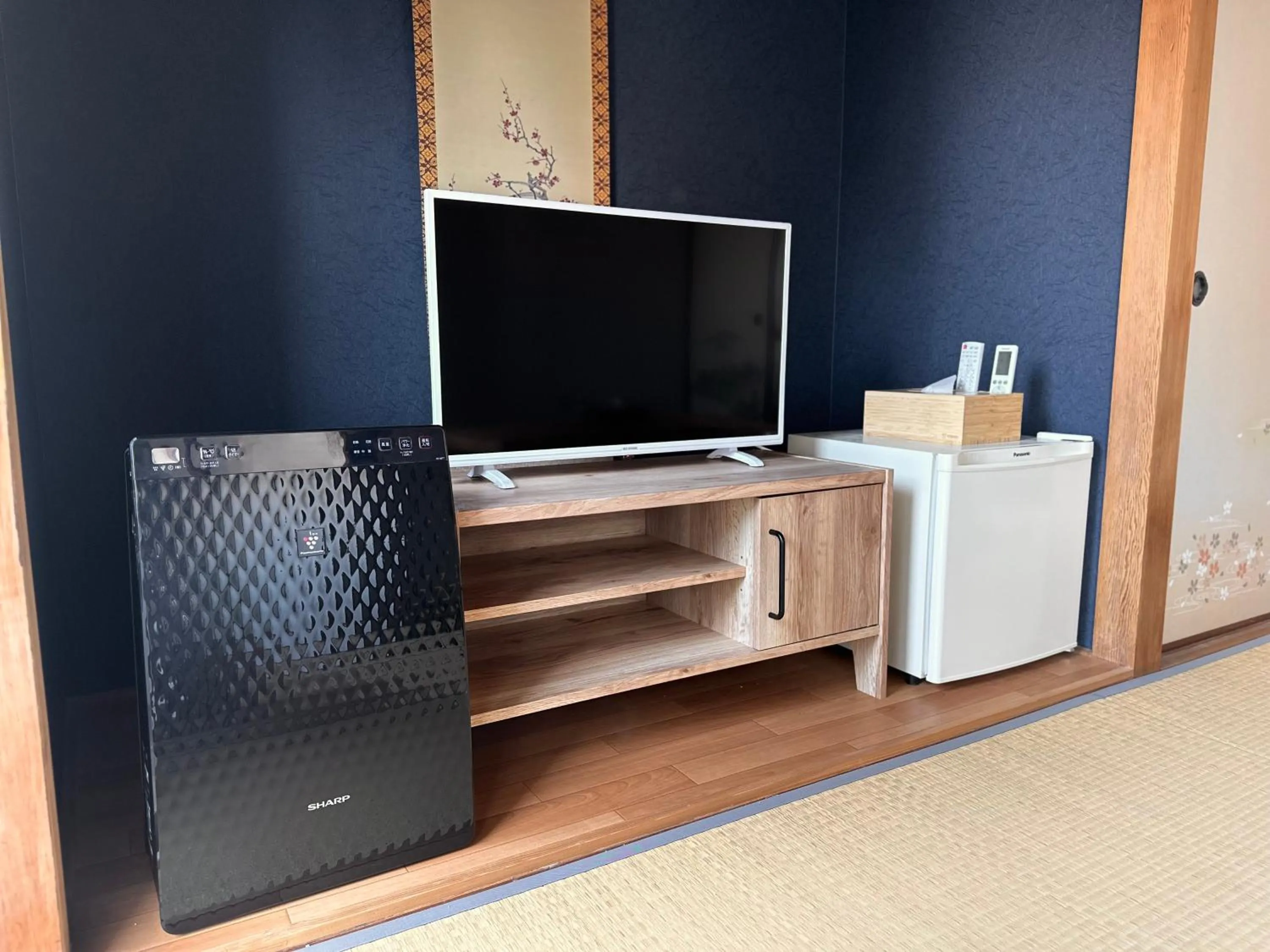 TV and multimedia in TRAVEL&BOOK HOTEL HULATONCABIN TAKAMATSU