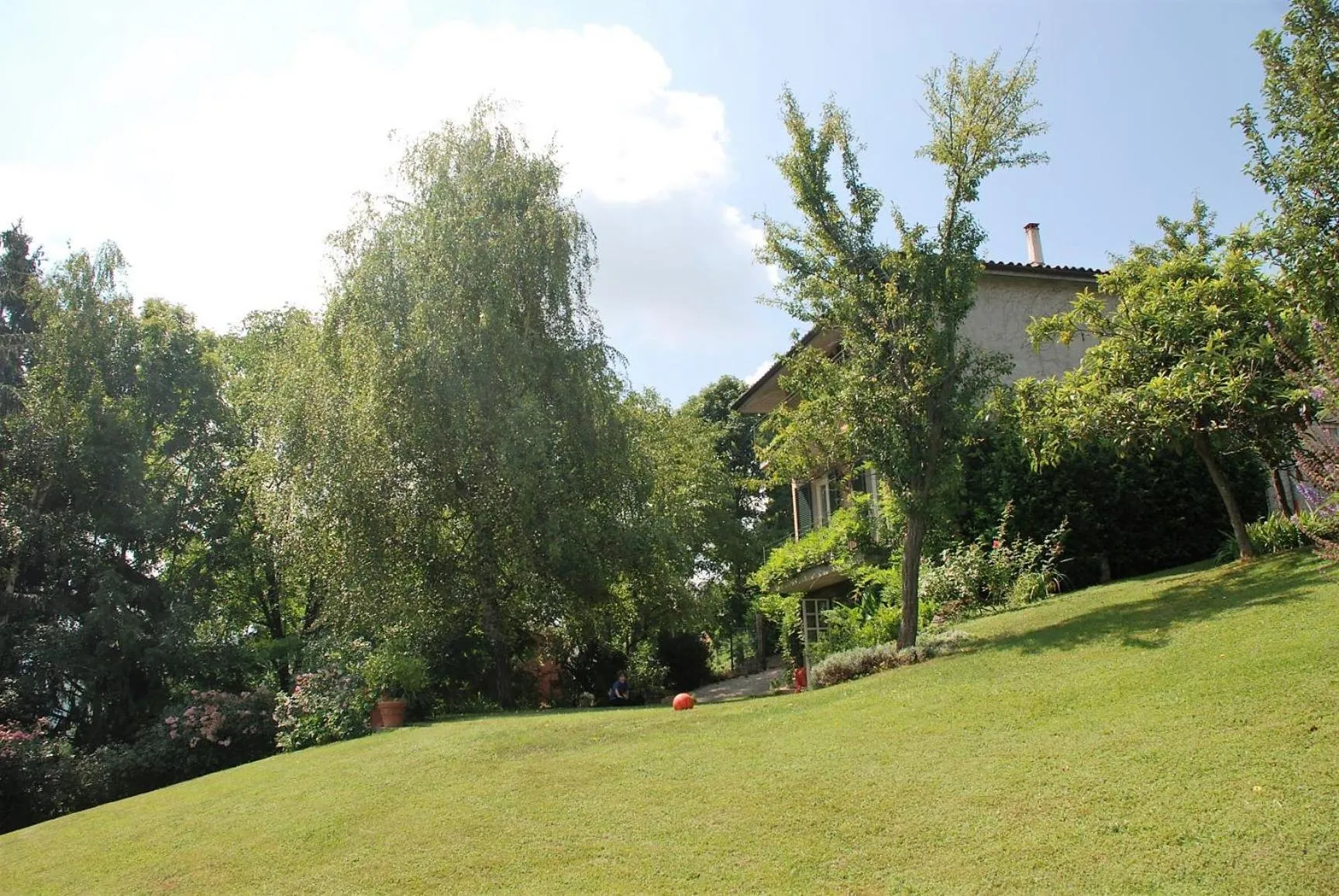 Garden in la casa in collina